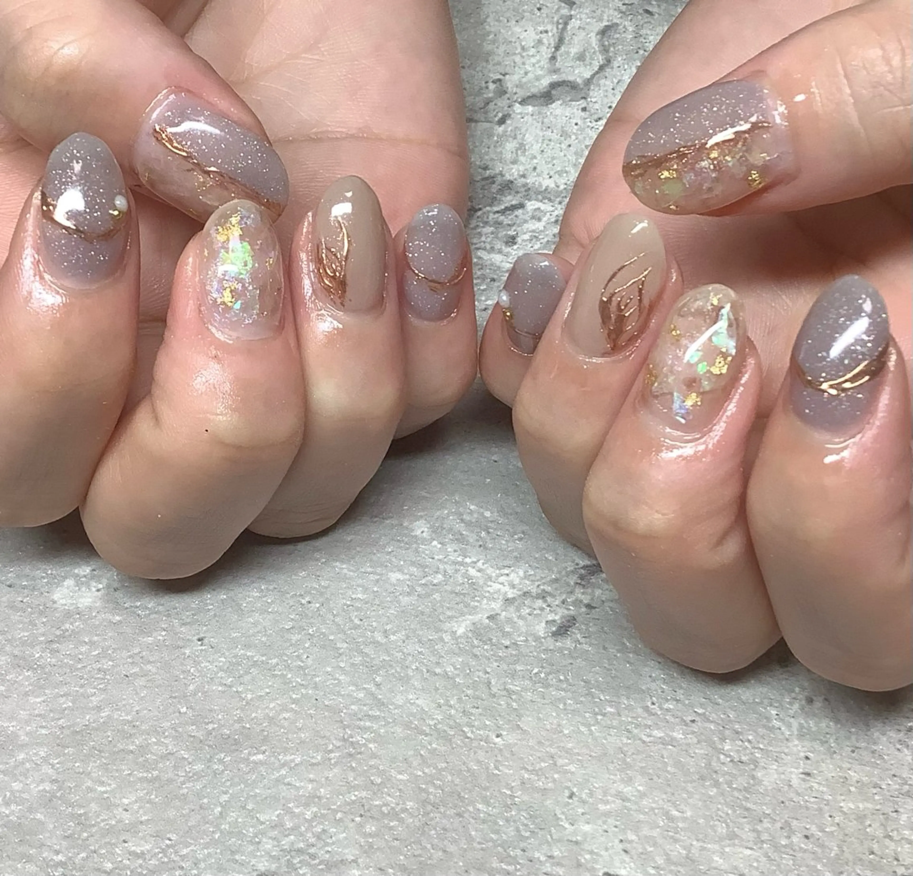 ネイル ハンドネイル 横尾 麻里のネイルデザイン
