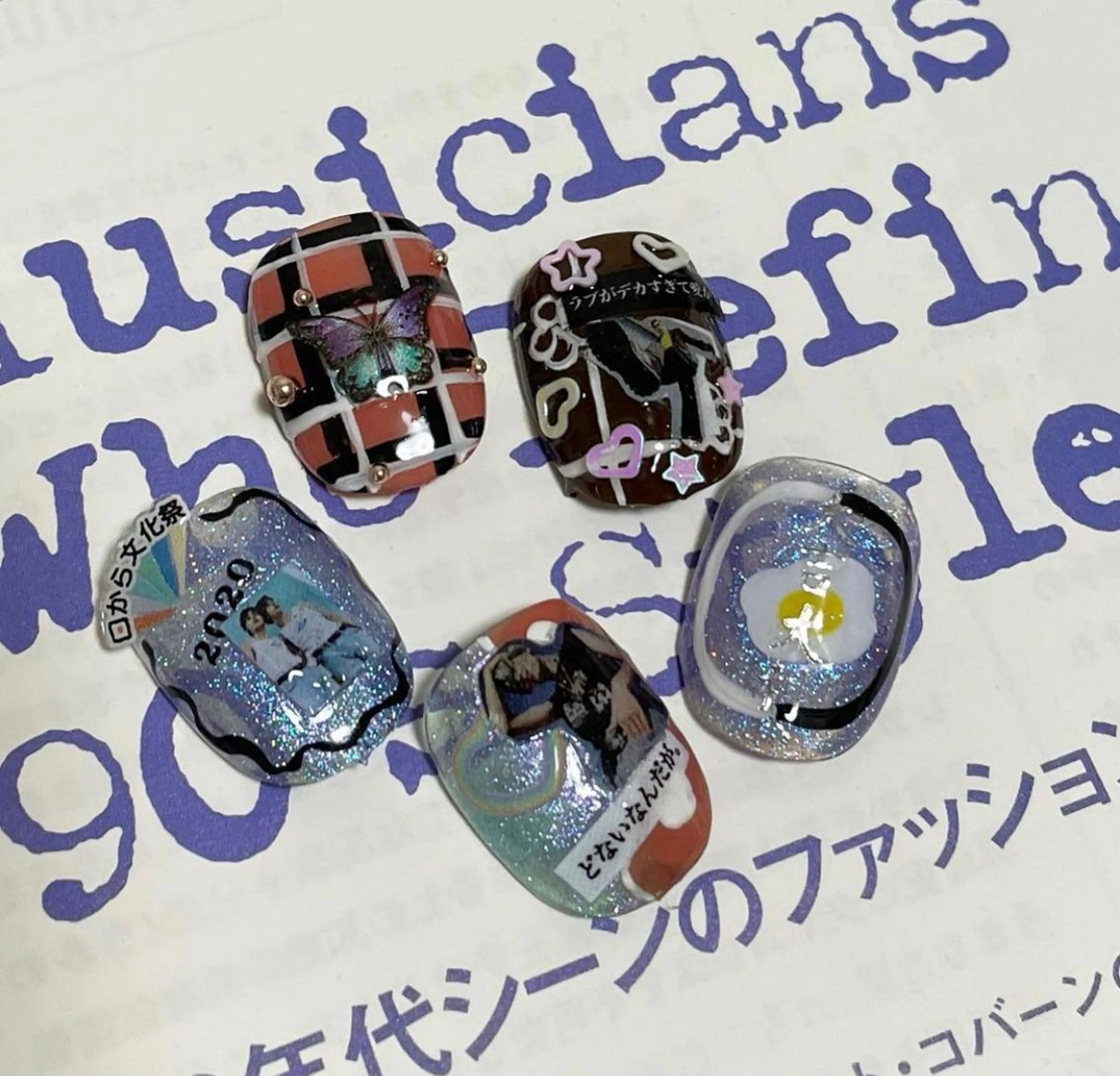 ネイル 栗田 ゆう子のネイルデザイン