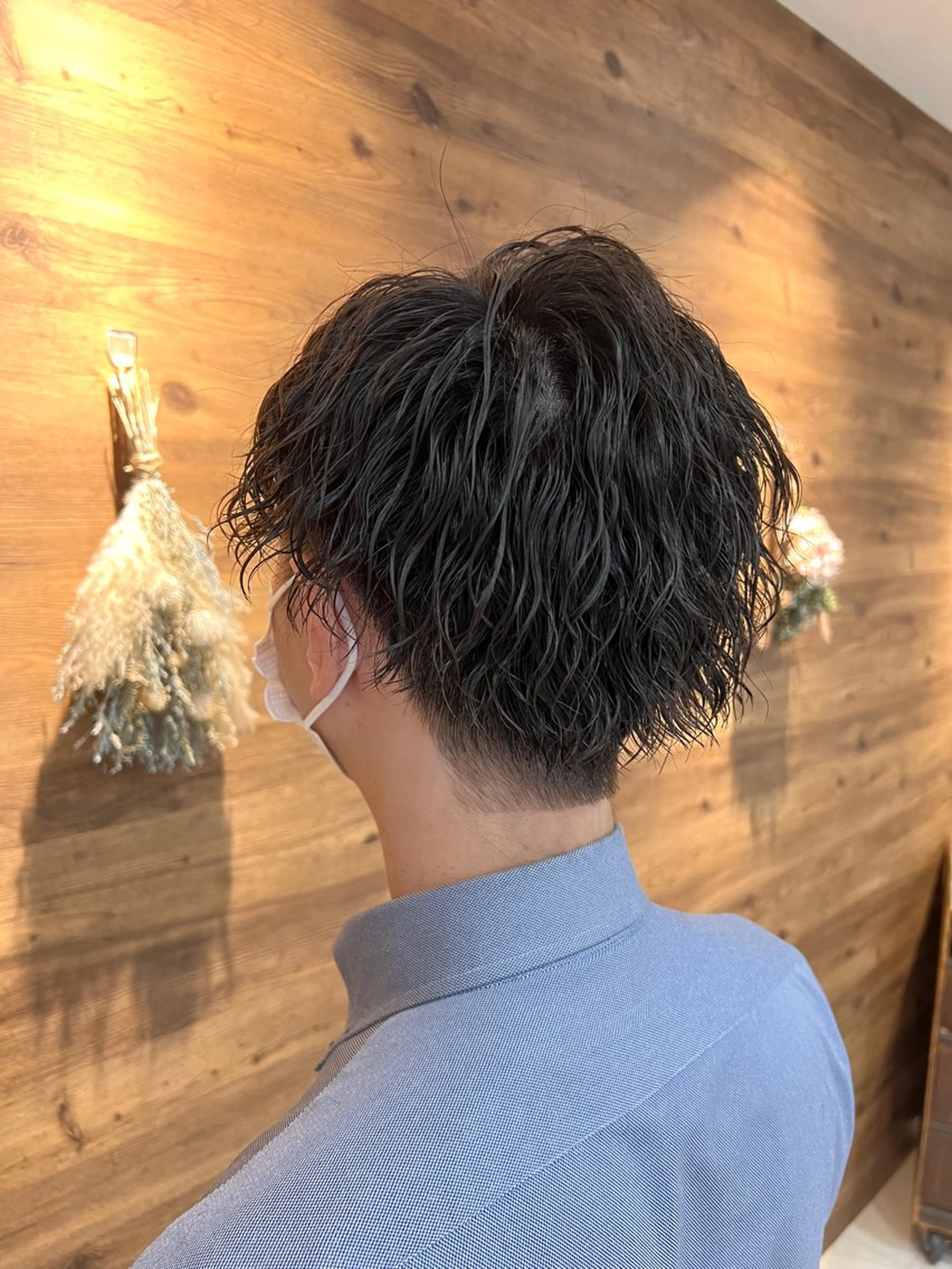 ショート パーマ 似合わせカット カット パーマ ZEAL SALON阿見店（ジールサロン）所属・KENTO 【茨城1の縮毛矯正】のヘアスタイル