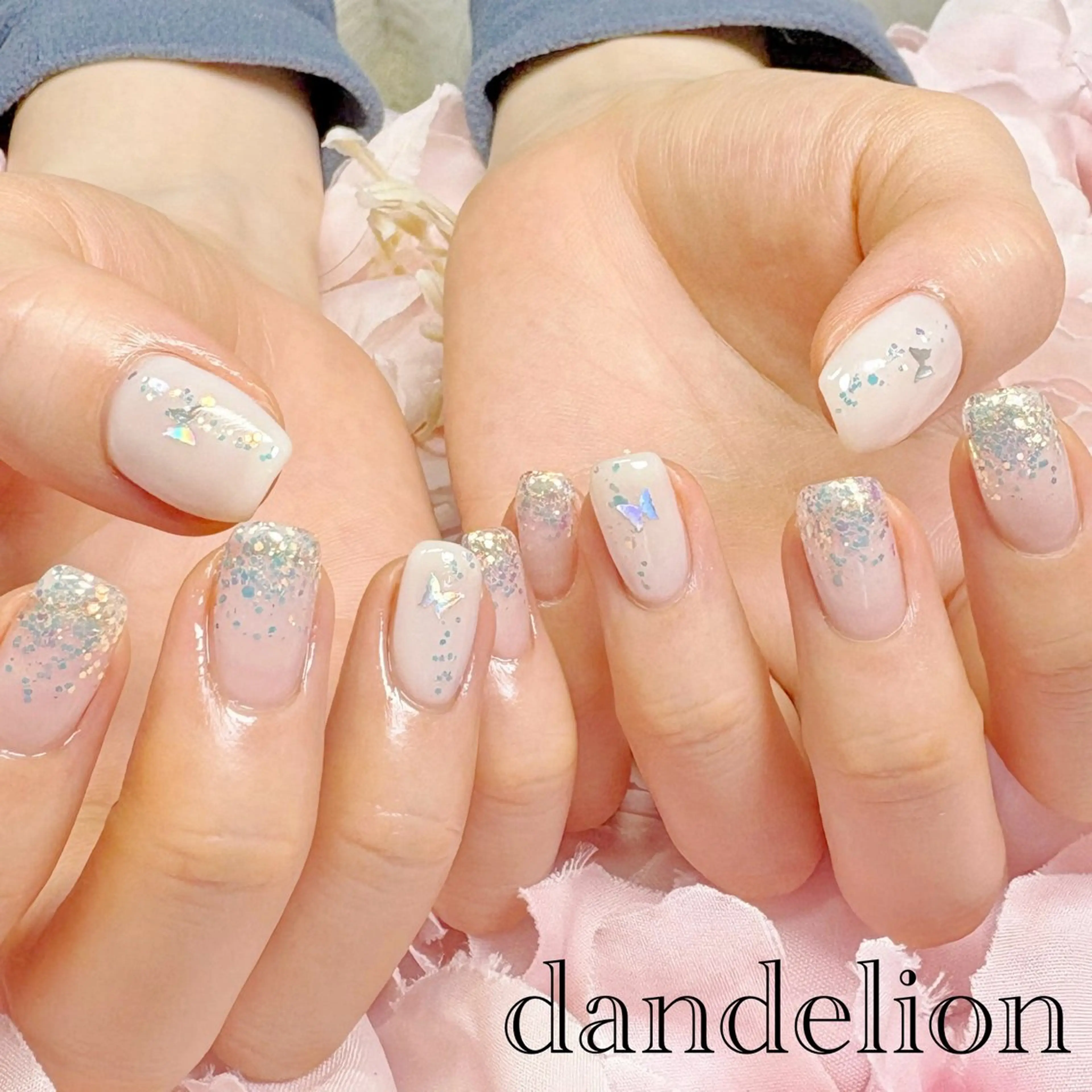 ネイル ハンドネイル ハンドケア dandelion ダンデライオンのネイルデザイン