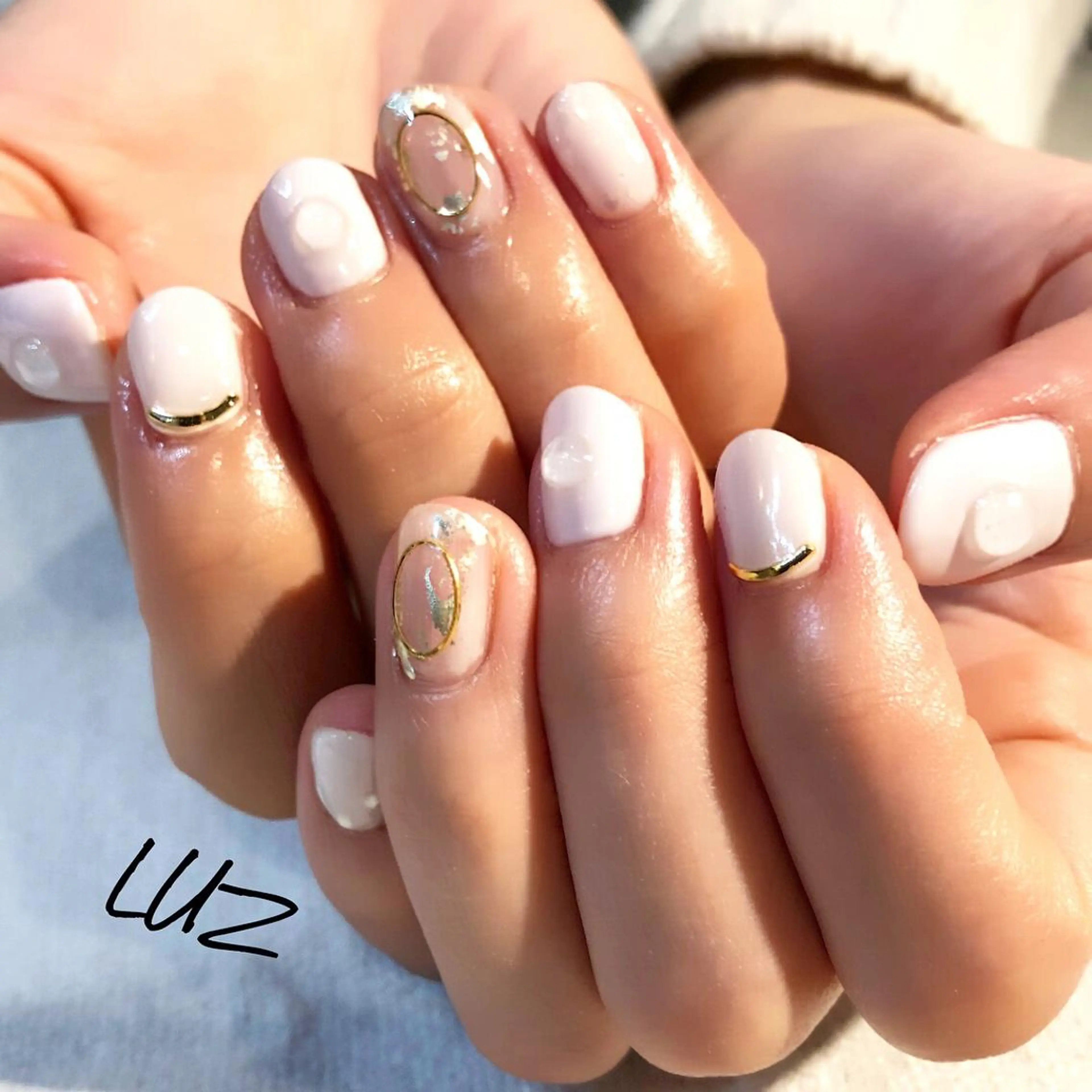 ネイル マツエク・マツパ ニュアンスネイル 春ネイル 夏ネイル miel nailのネイルデザイン