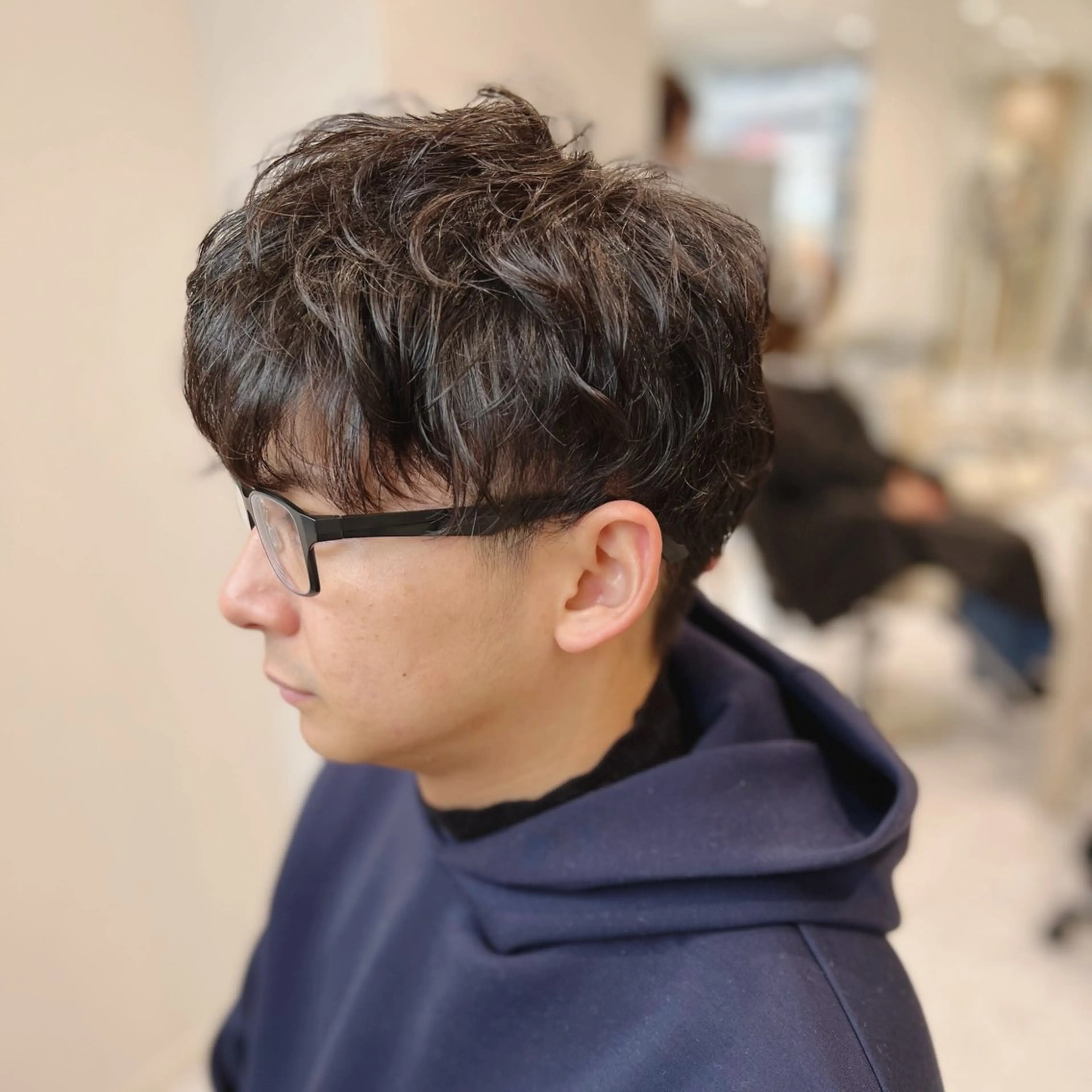 パーマ メンズ カット パーマ 鈴木 和也のヘアスタイル