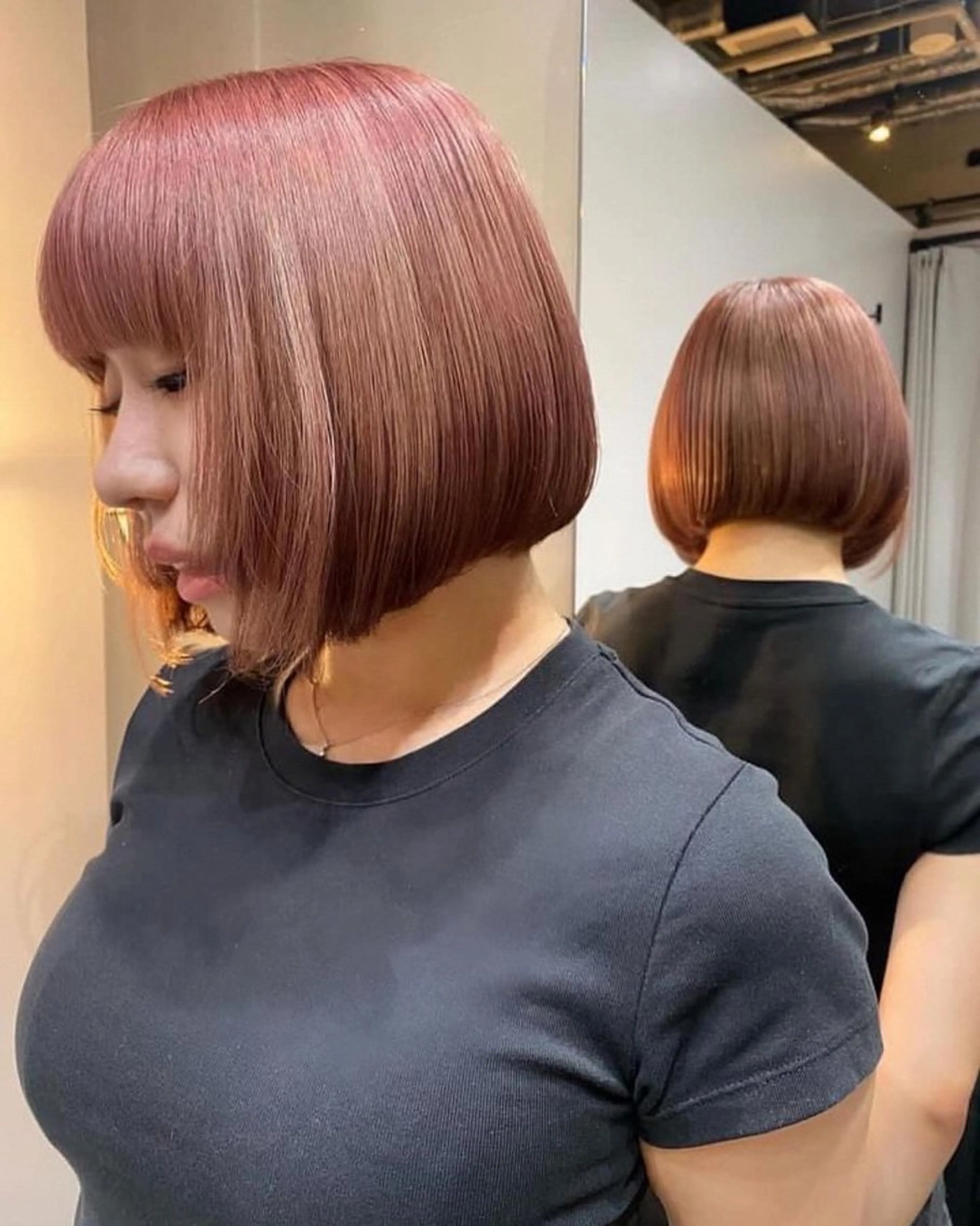 ミディアム ボブ カット Celan所属・ボブレイヤー /yuukiのヘアスタイル