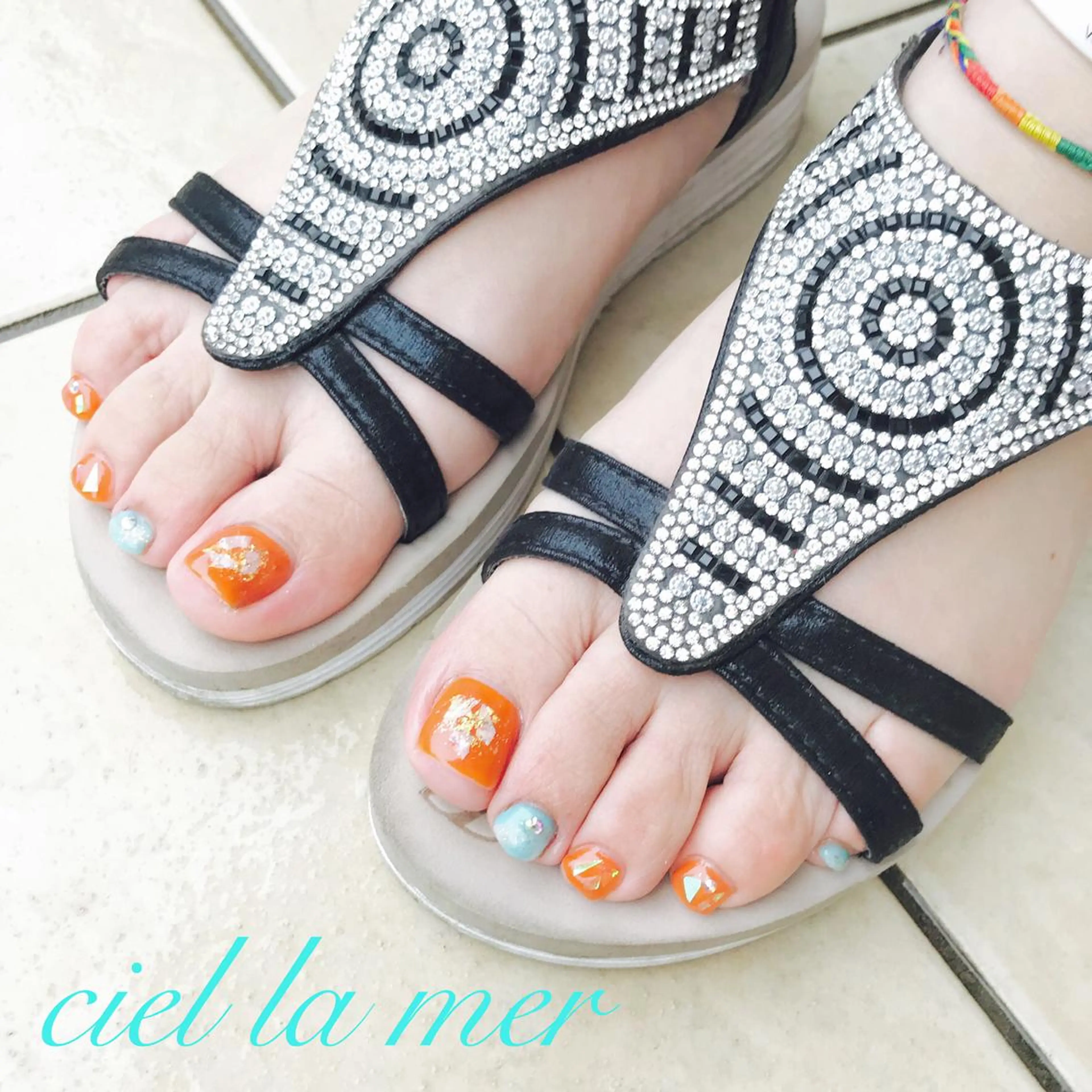 ネイル フットネイル ciel la merのネイルデザイン
