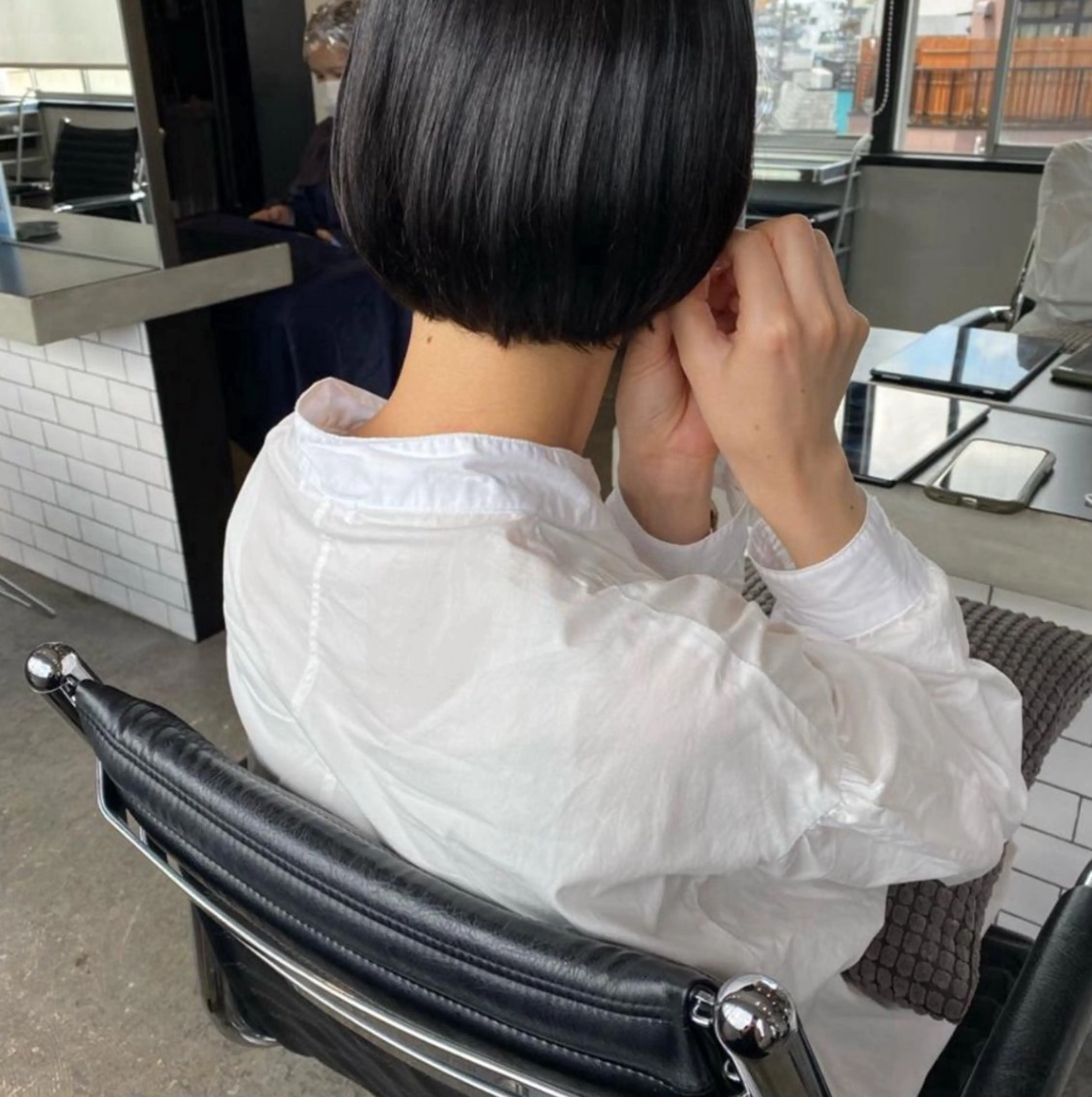 ショート カラー ヘアアレンジ ボブ カット トリートメント stylist/蛯谷 珠里のヘアスタイル