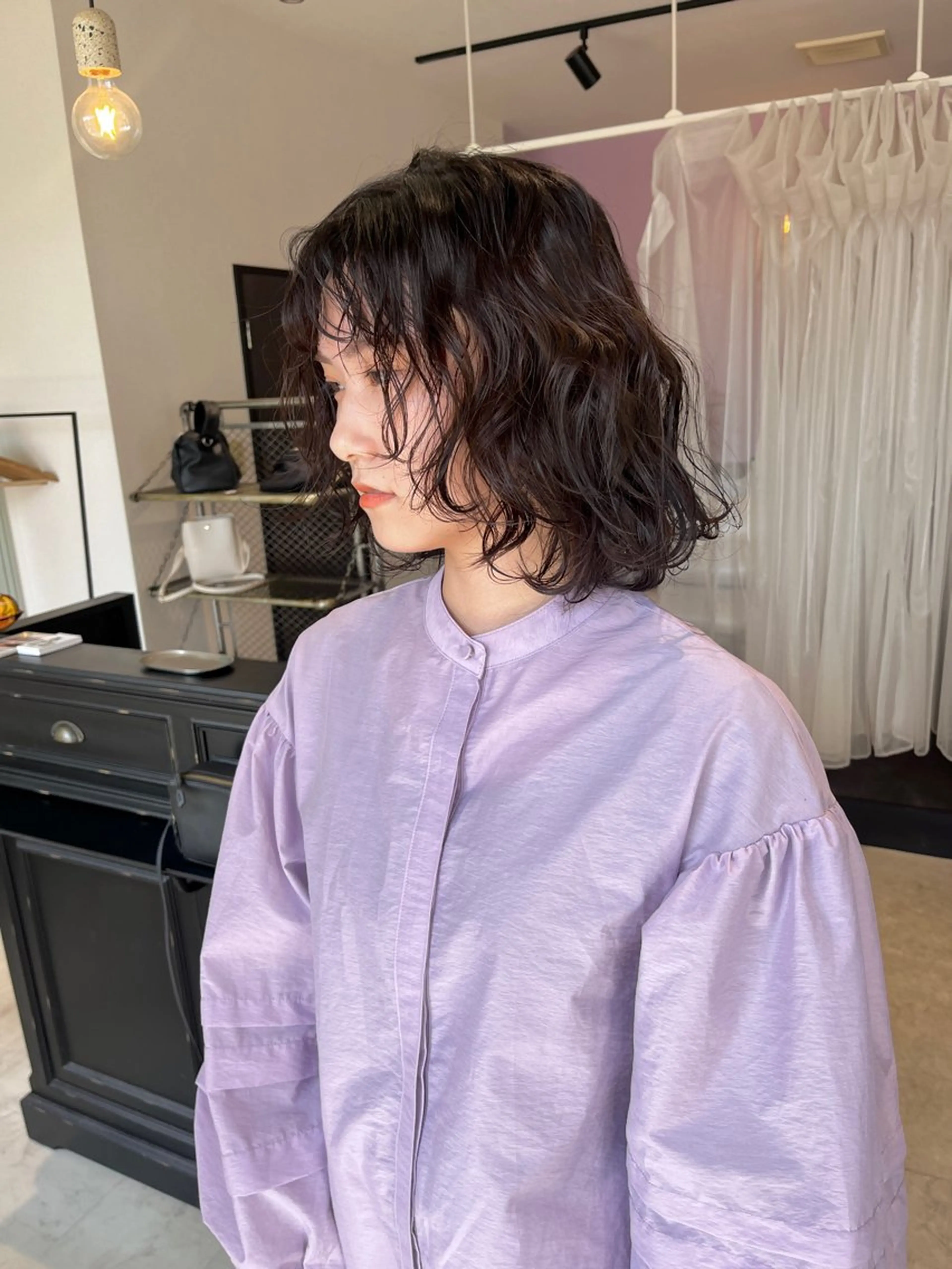 ミディアム パーマ MATTY yoshika 🐻のヘアスタイル