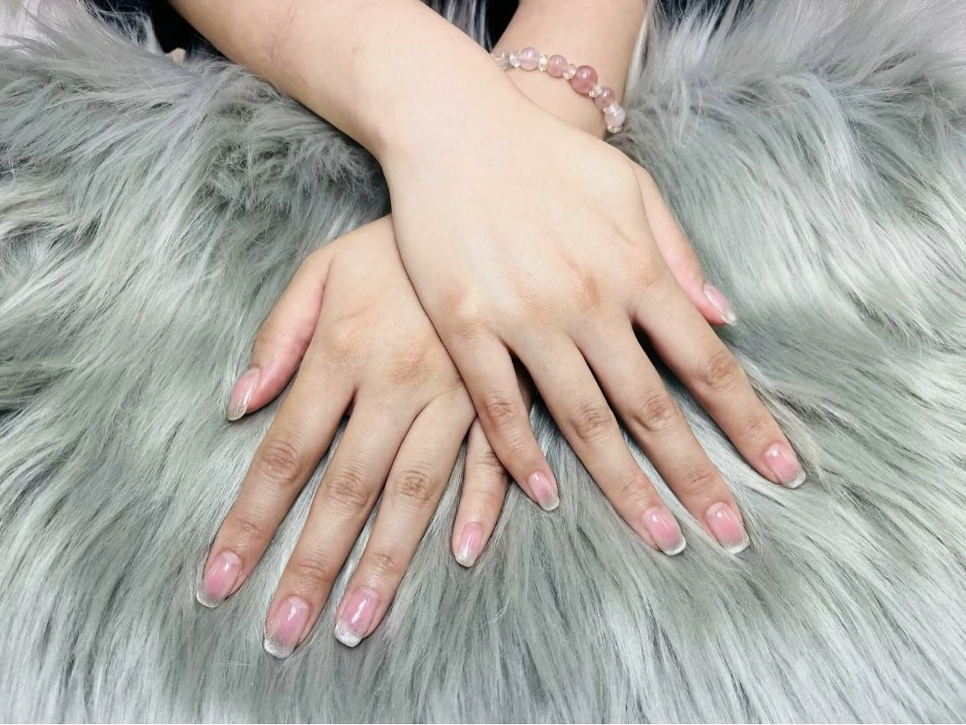 ネイル チークネイル フレンチネイル グラデーション ハンドネイル 🎀mimosa🎀 nailのネイルデザイン