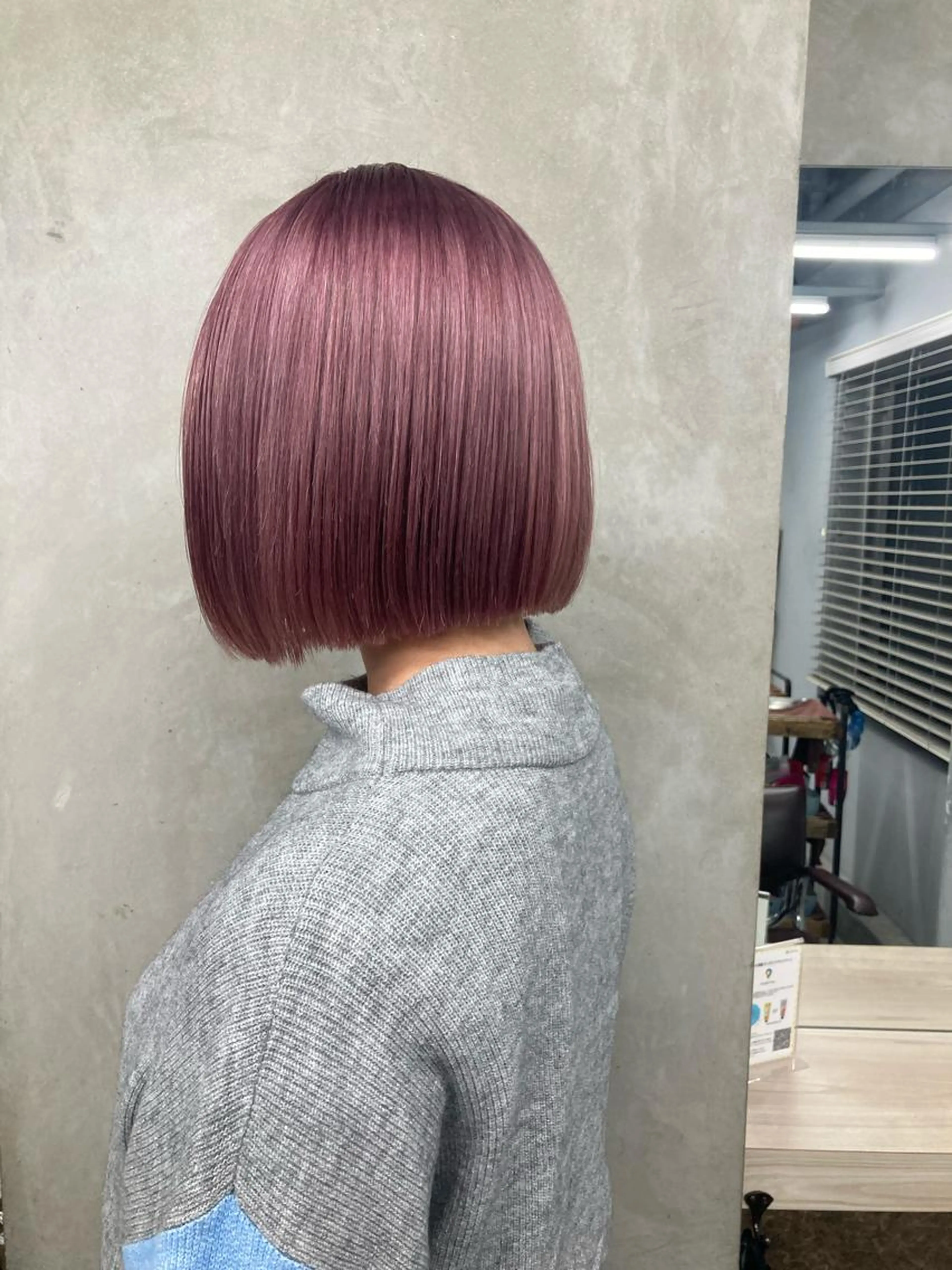 ボブカット＋カラー＋2stepトリートメント　ボブスタイルはお任せ下さい　ボブ以外も大歓迎です！の写真