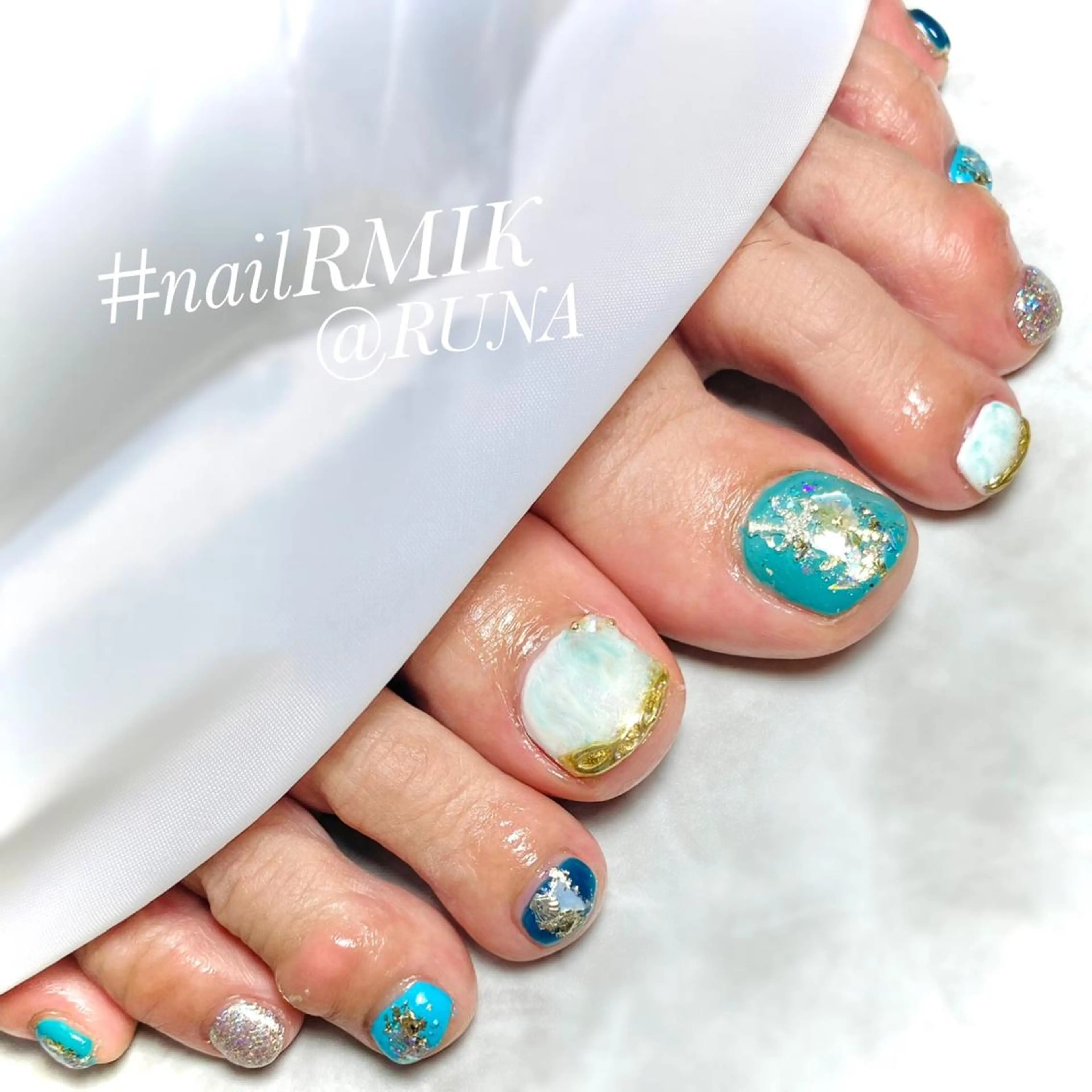ネイル フットネイル nailsalon RMIKのネイルデザイン