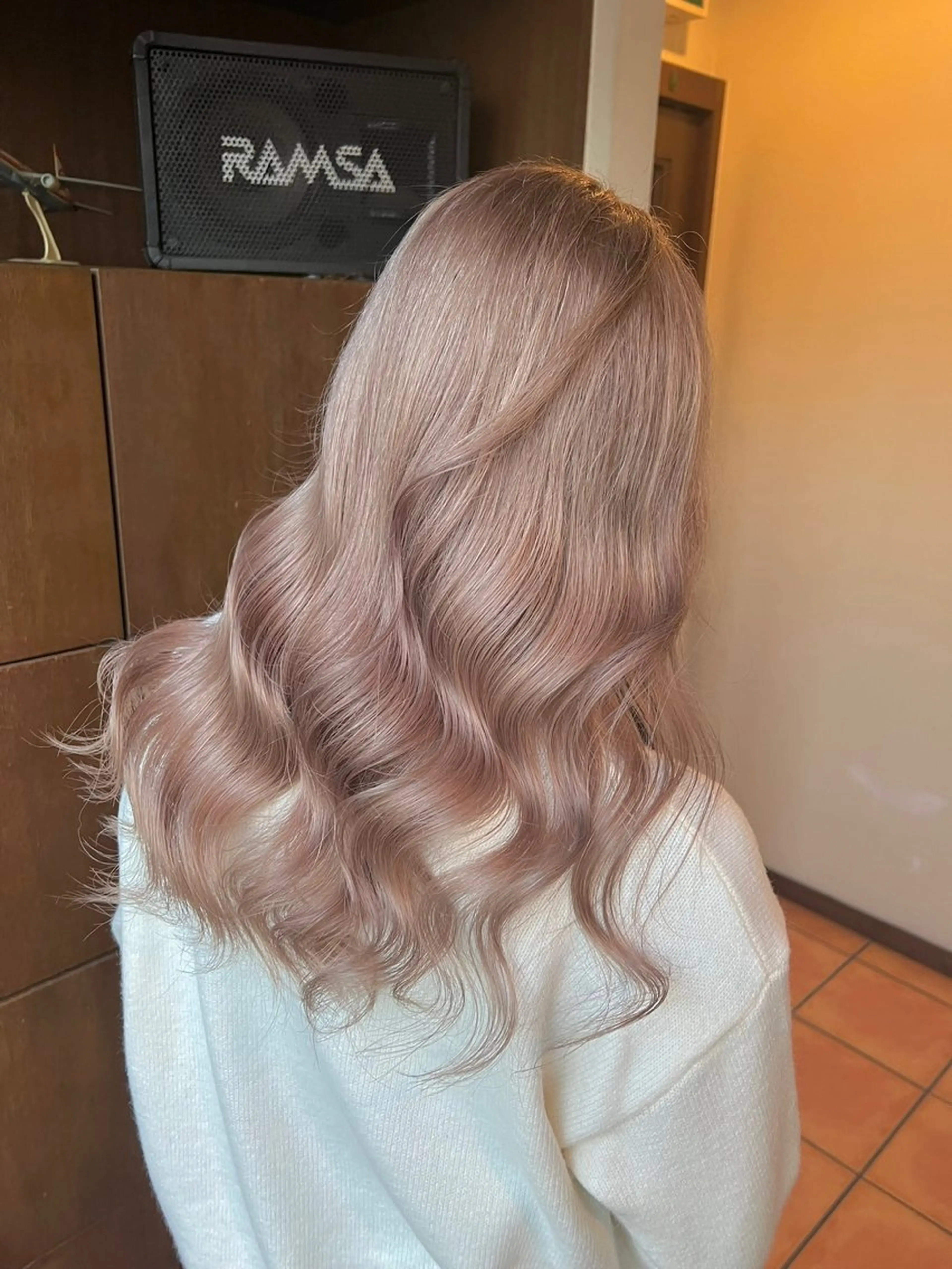 セミロング カラー ブリーチ特化美容室 ☆selene☆のヘアスタイル