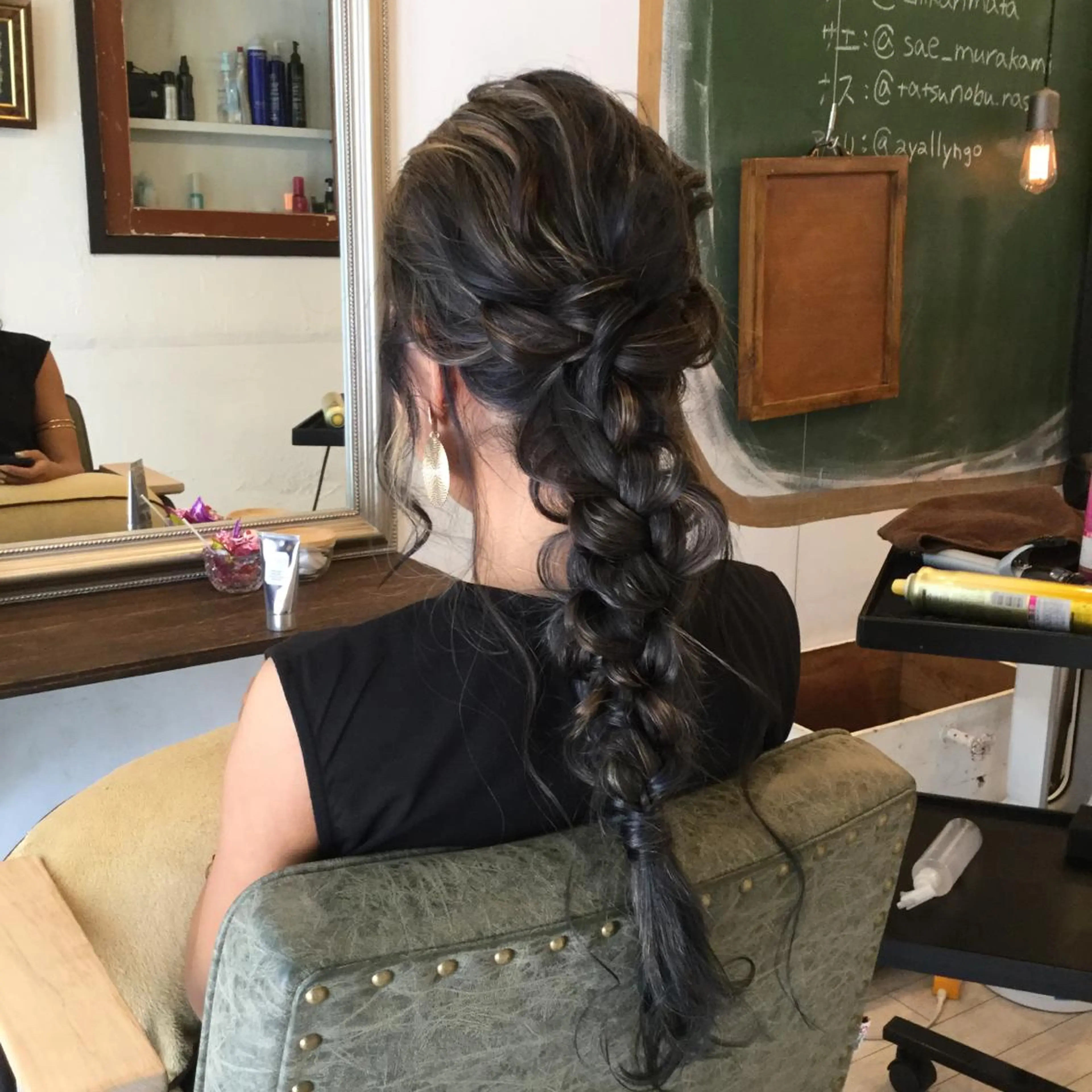 ロング カラー ヘアアレンジ 髪の悩みを解決！ 那須達敦のヘアスタイル