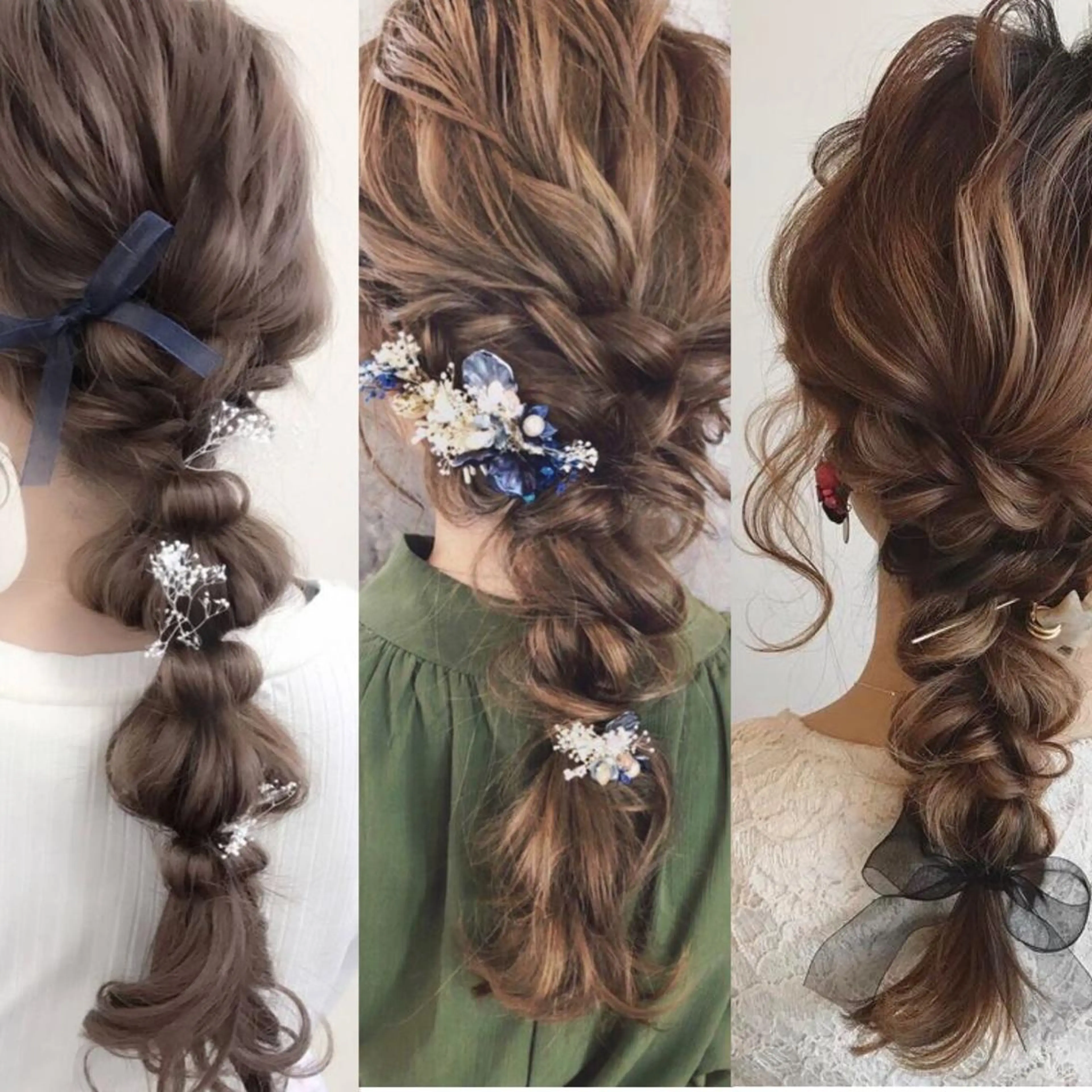 セミロング ヘアアレンジ 〖23時まで営業〗 ️🫧fuwa️🫧のヘアスタイル