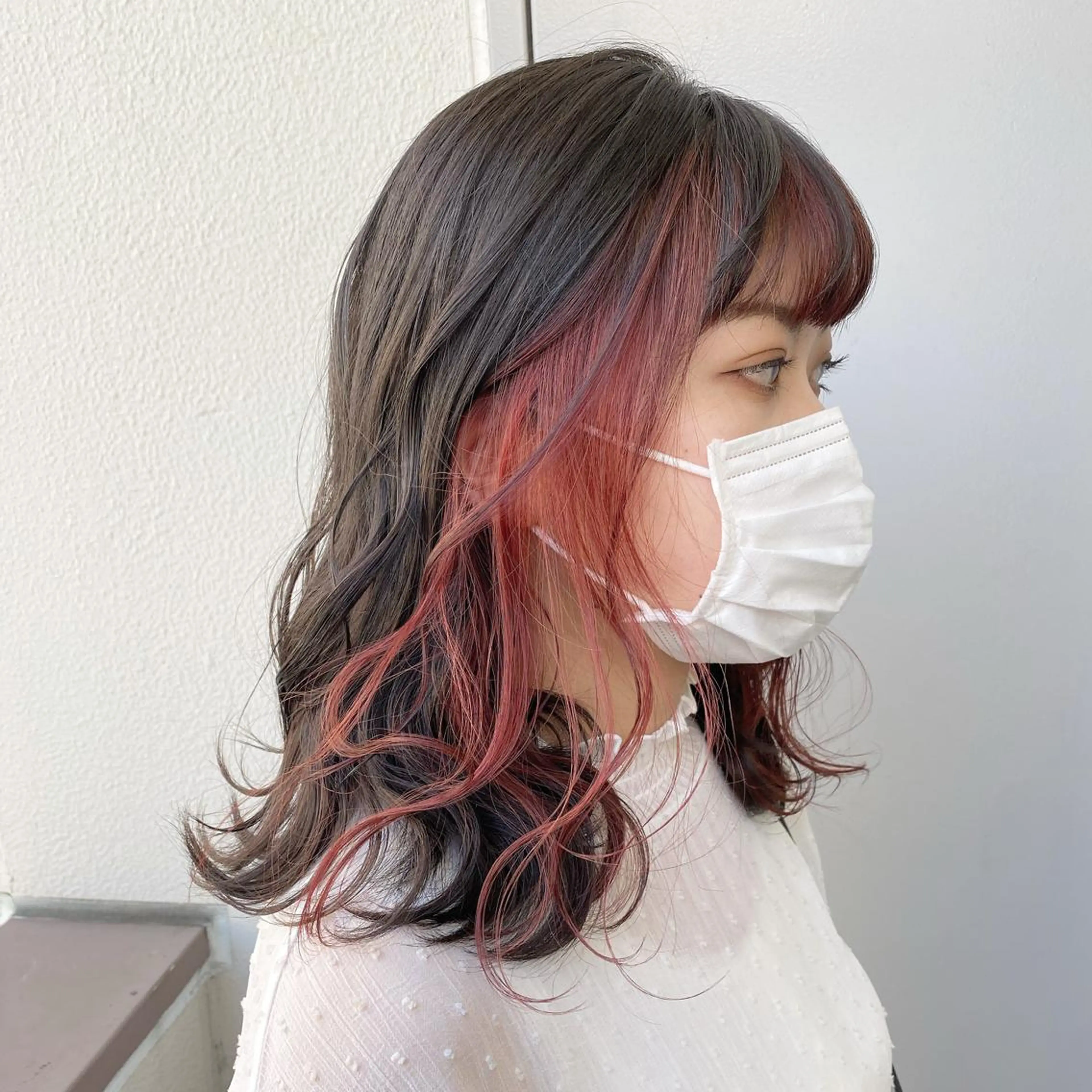 ミディアム カラー ブリーチカラー/似合 せ🎀amika🎀のヘアスタイル