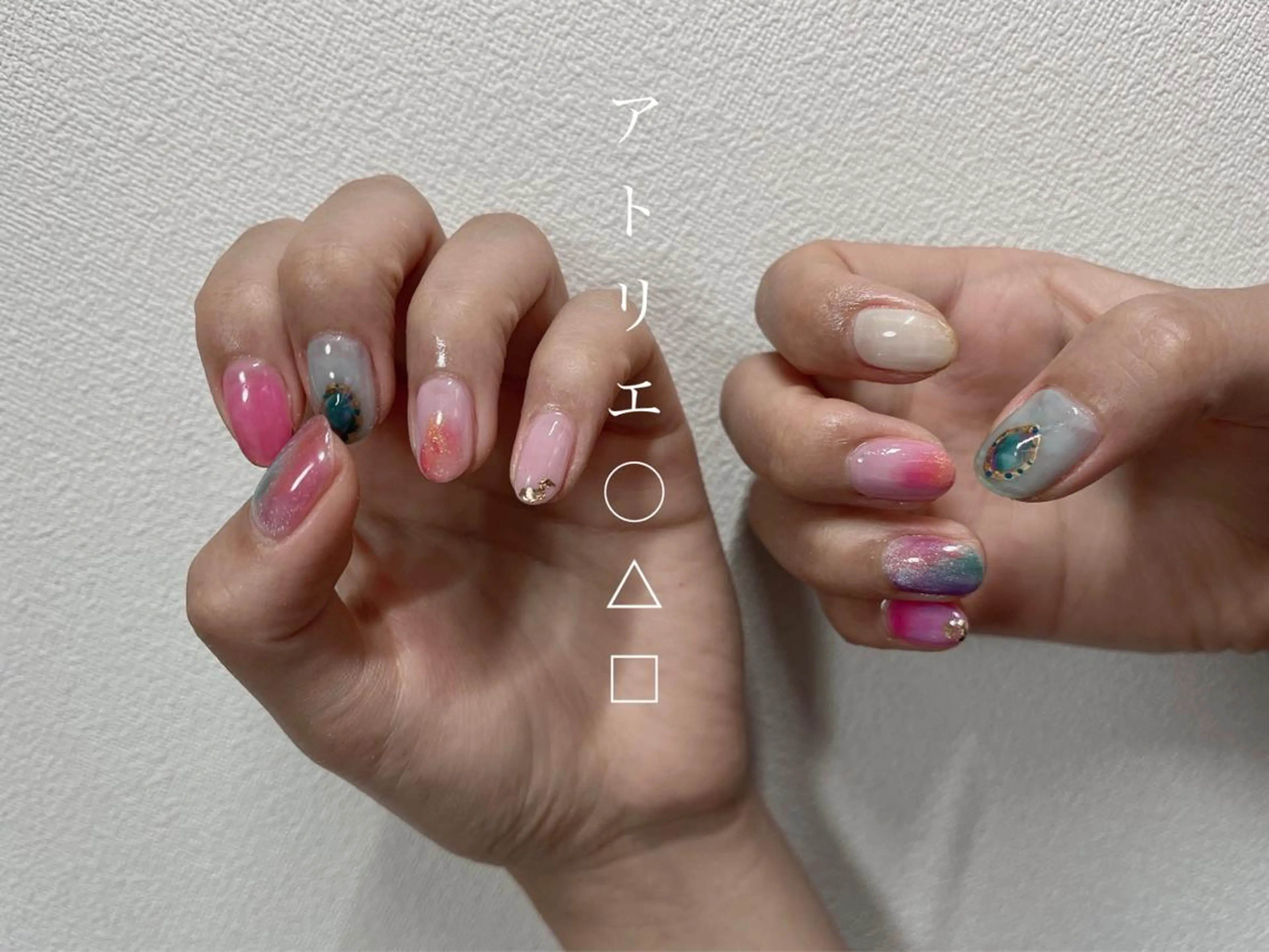 ネイル ハンドネイル アトリエ ○△□のネイルデザイン