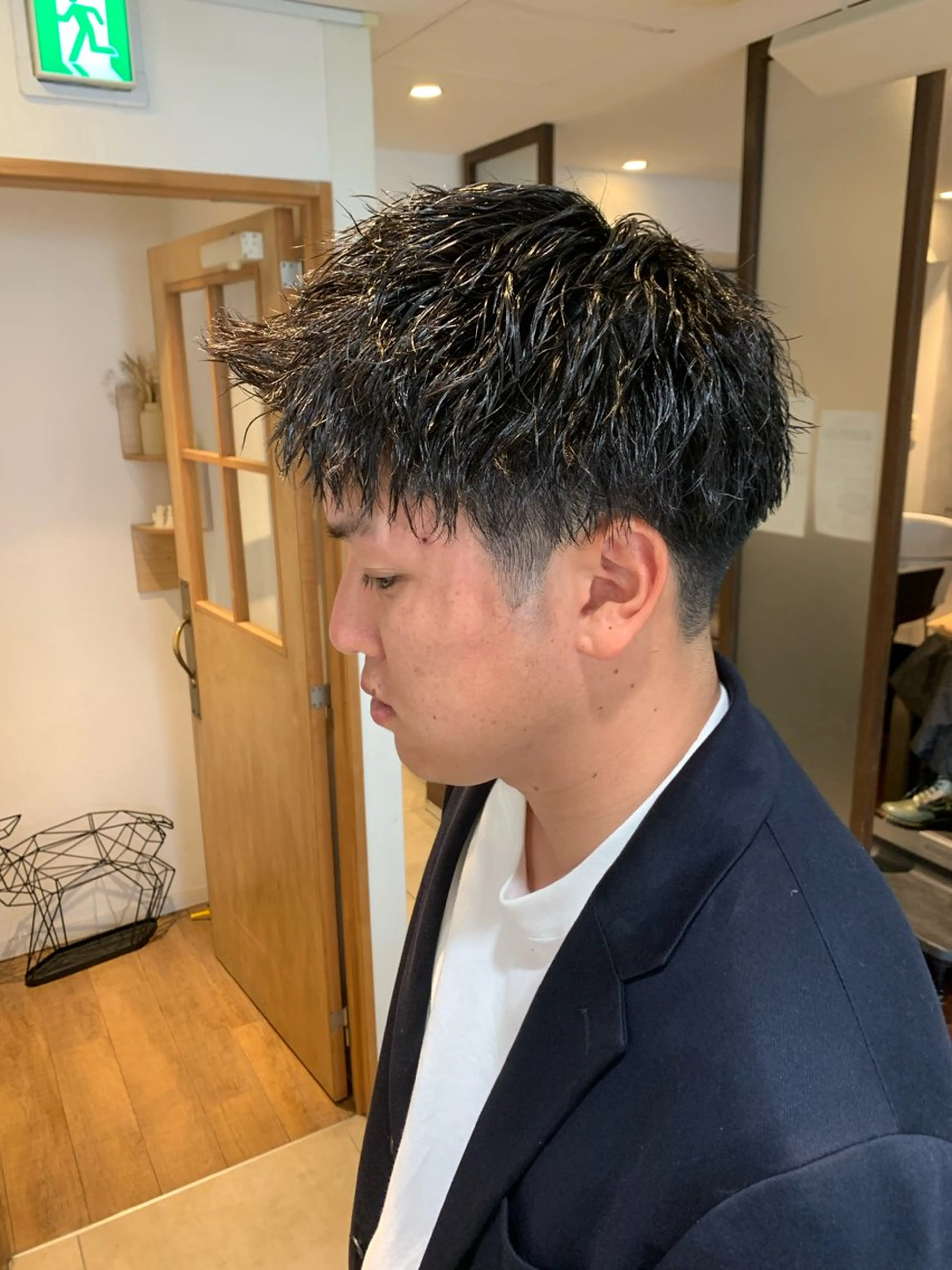 ショート メンズ メンズパーマ 庄司 沙羅のヘアスタイル