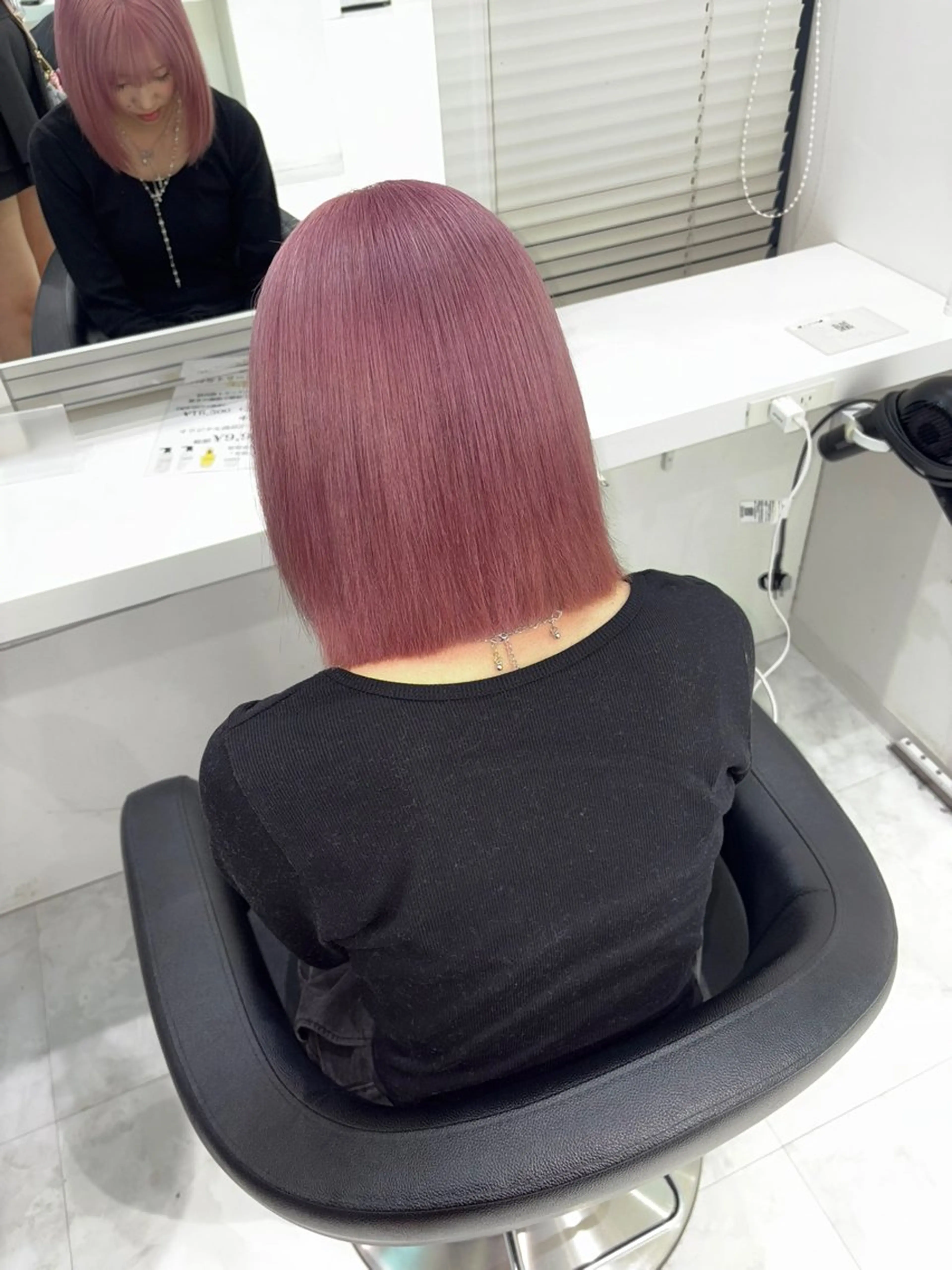 ロング カラー 盛れる上質ワンホン ヘア🤍YUME🤍のヘアスタイル