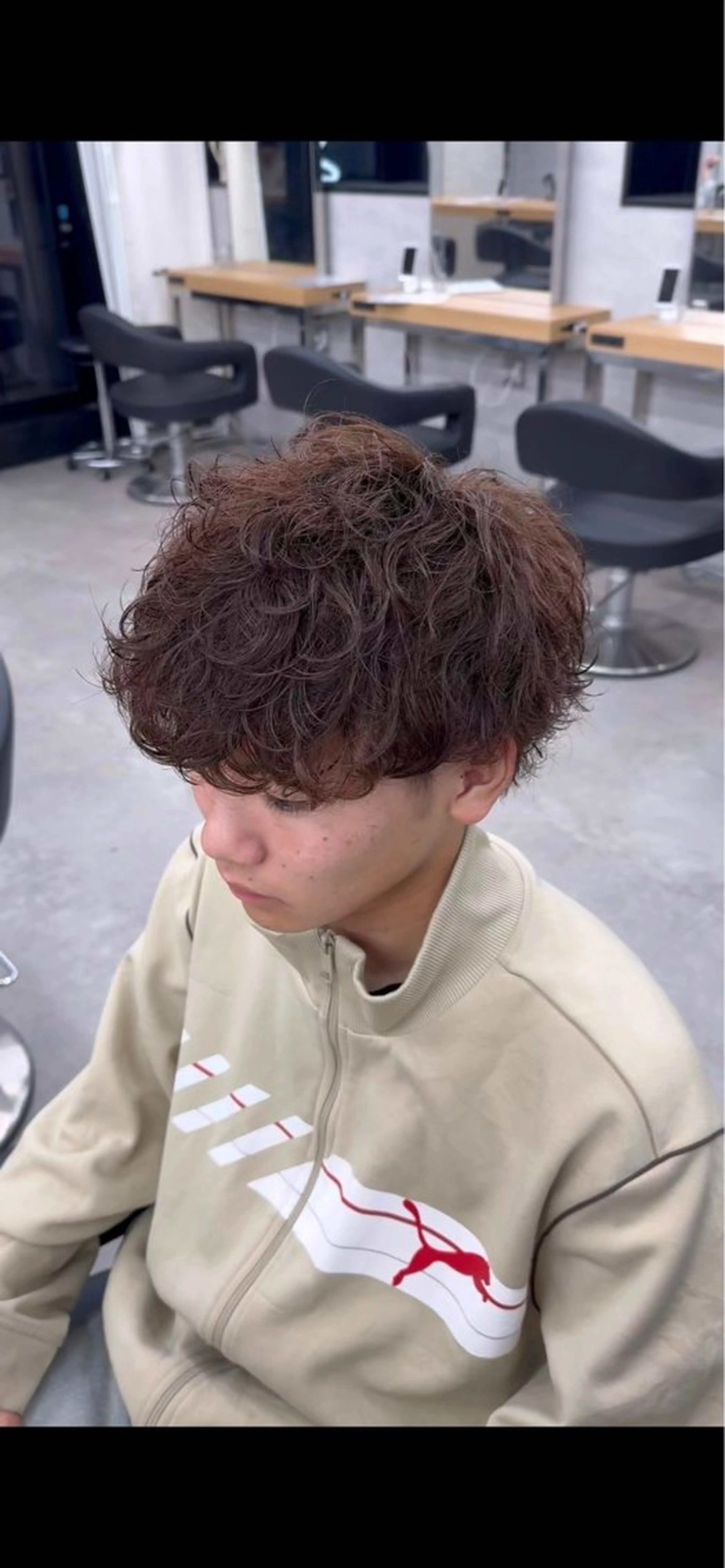 ショート パーマ メンズ メンズパーマ 波巻きパーマ トレンド🔥メンズ 特化⚡️網野裕希のヘアスタイル
