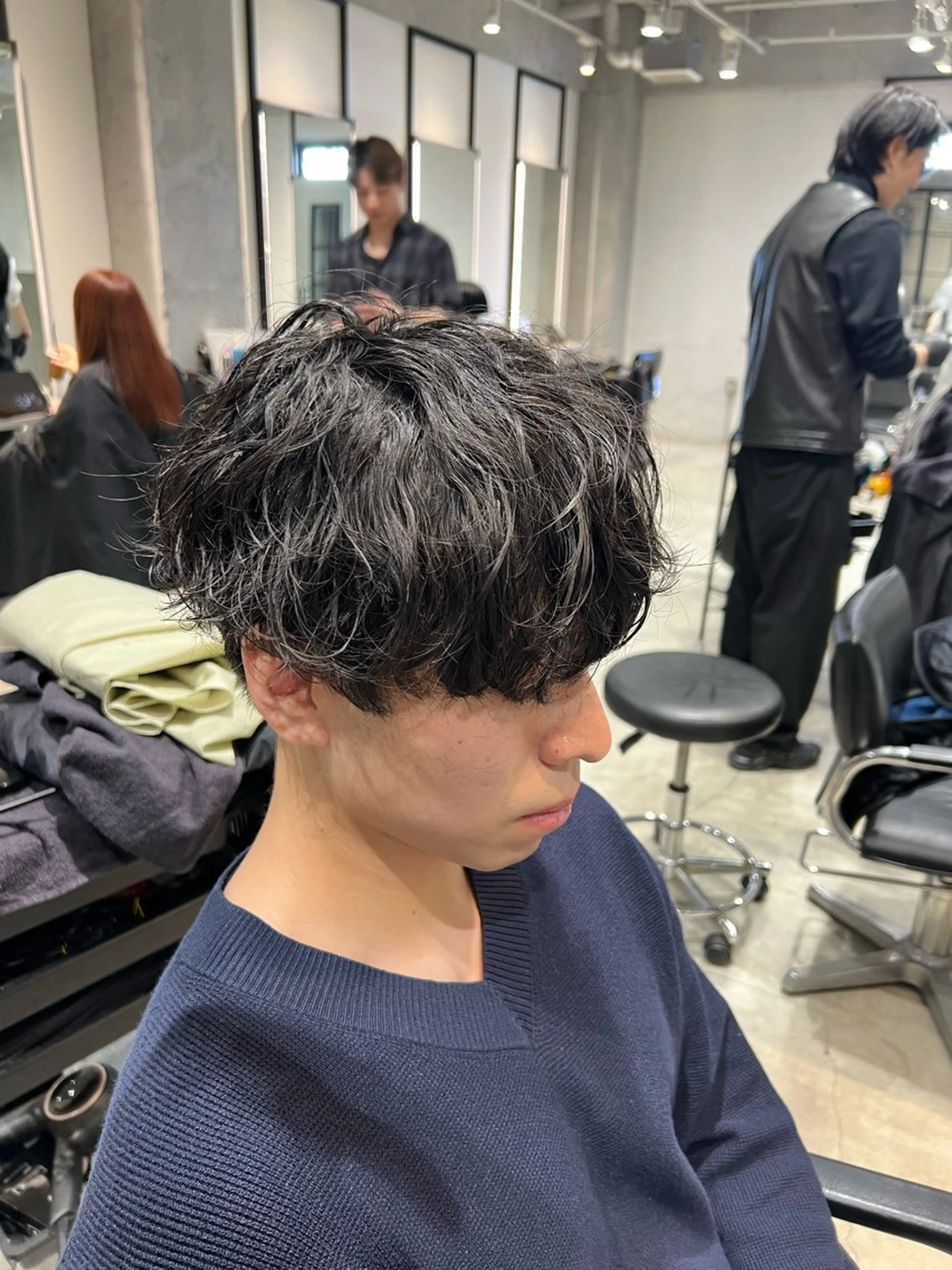 パーマ メンズ メンズパーマ カット パーマ トリートメント 韓国ヘアダウンパーマ シャドウパーマ/航太のヘアスタイル