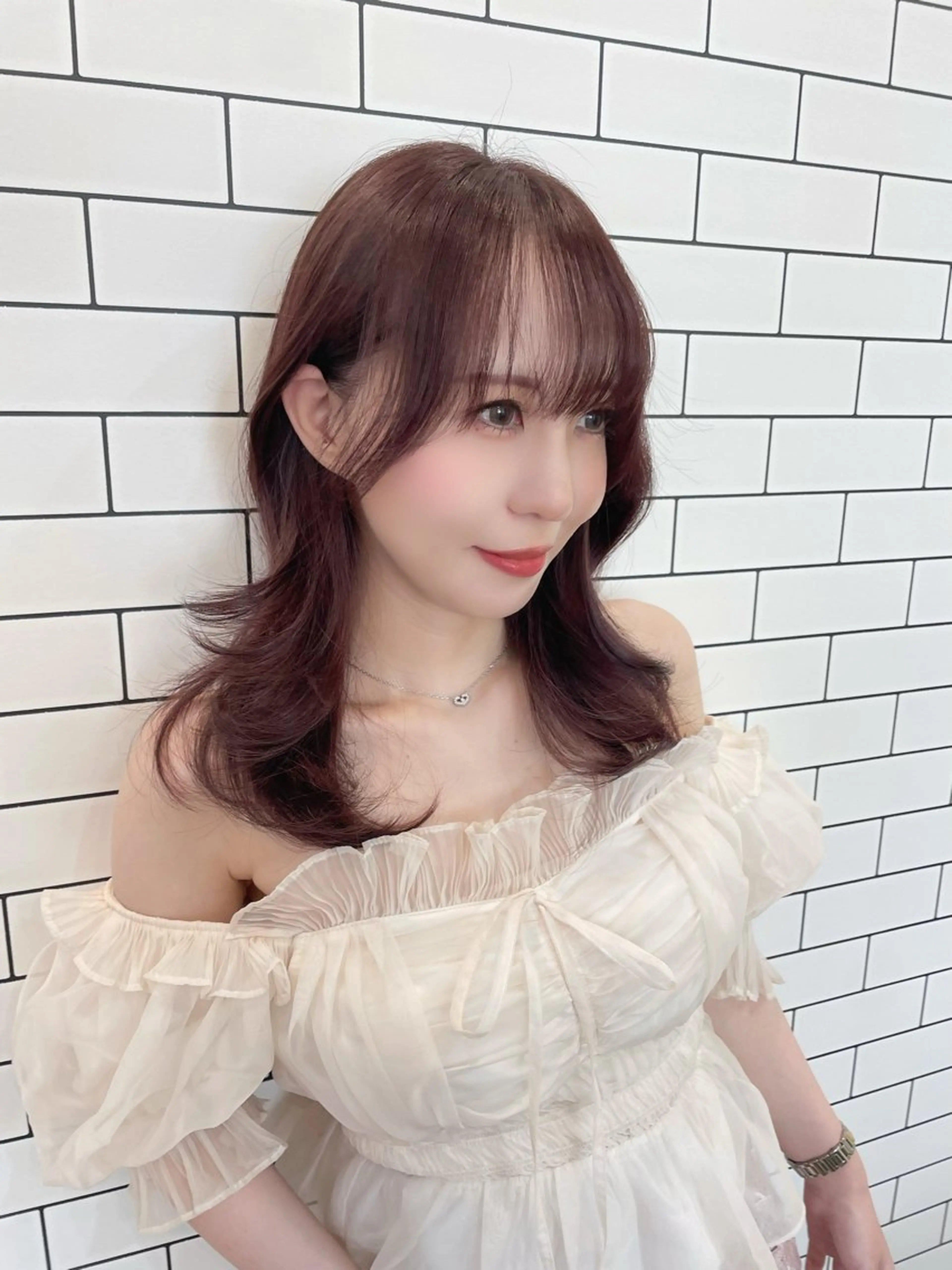 韓国レイヤーカット+炭酸シャンプー付きの写真