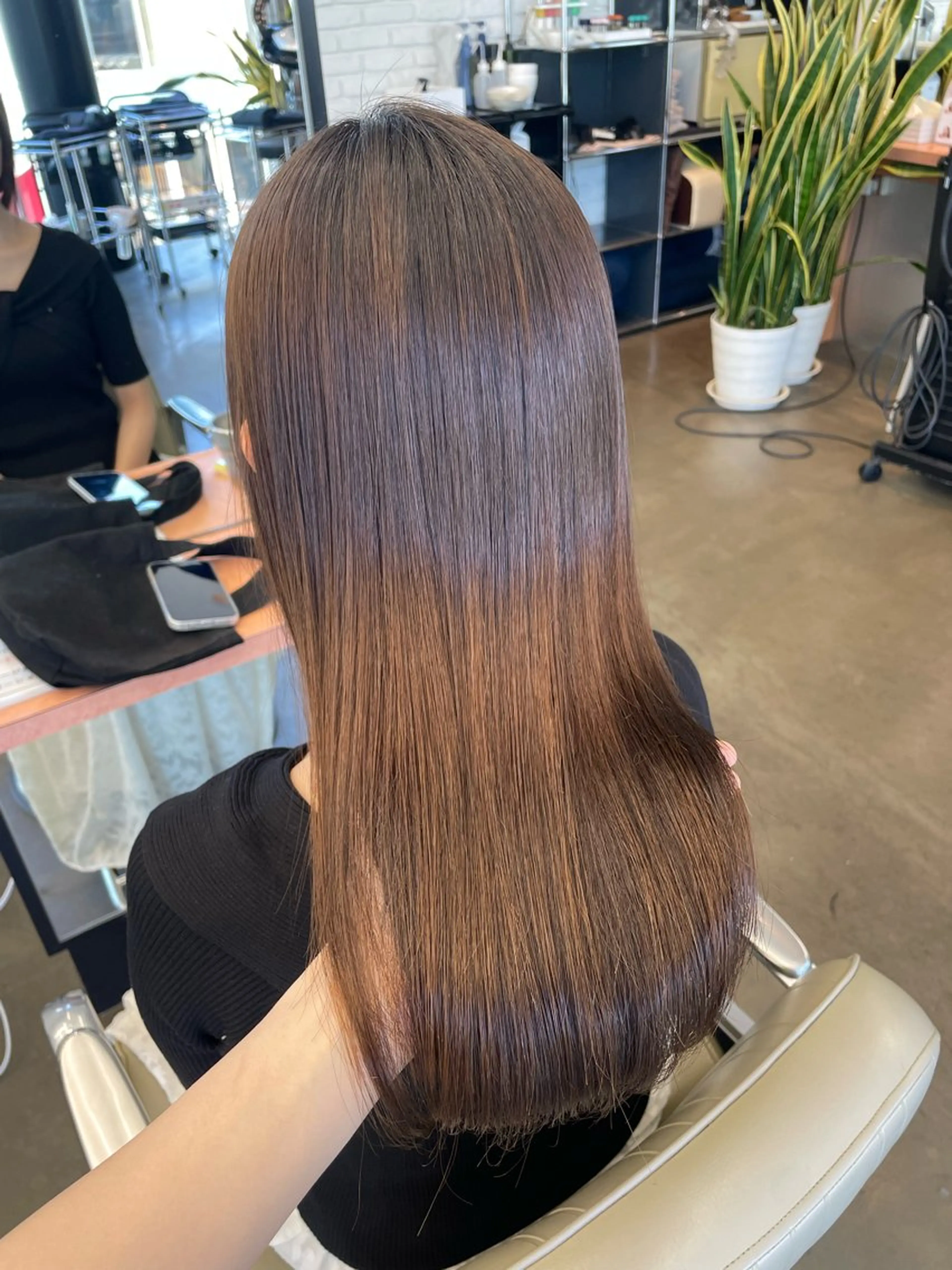ロング カラー カット ヘアカラー トリートメント ヘアセット 🍑まき/カット /髪質改善カラー🍑のヘアスタイル
