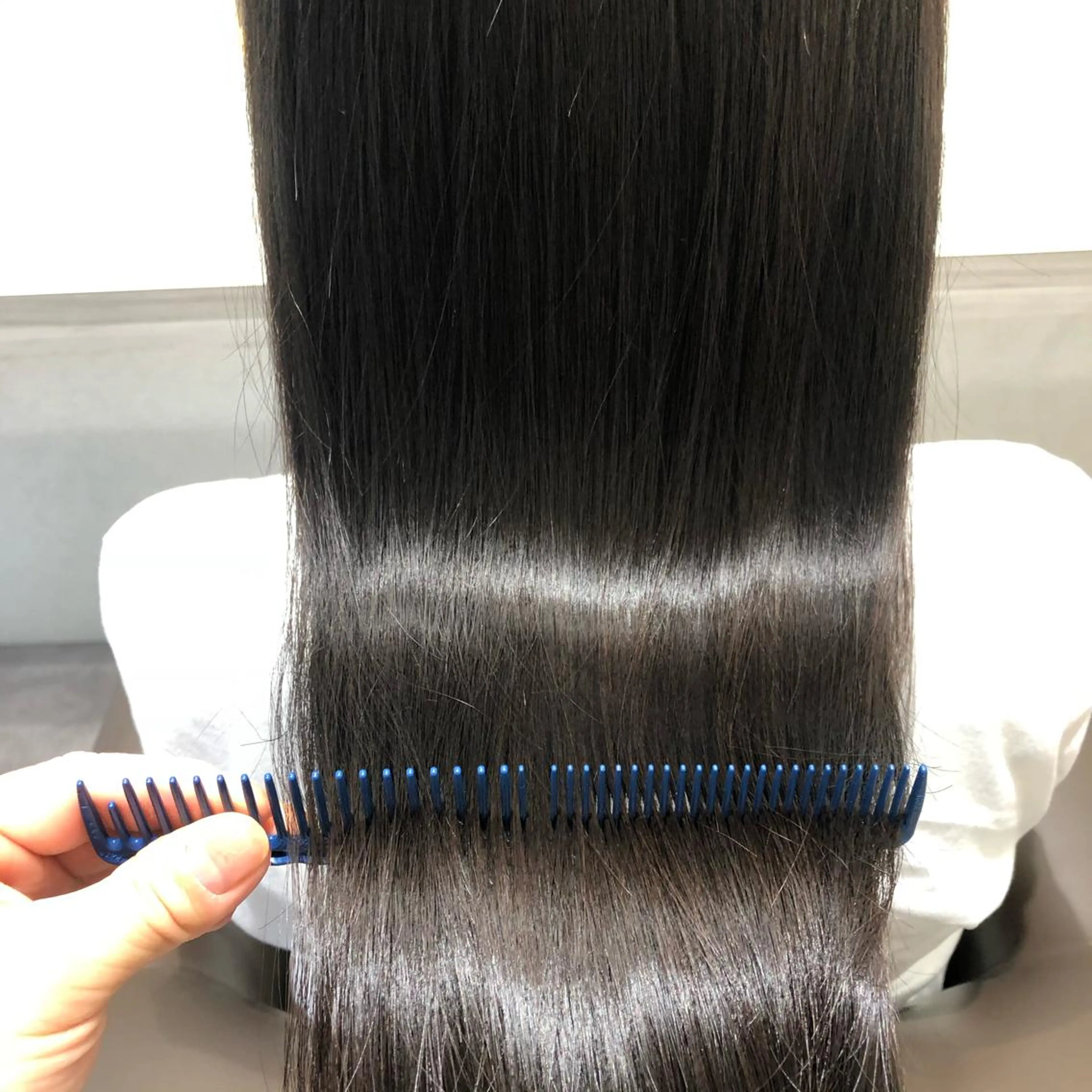 ロング ムトウセイマ/艶髪 /艶ケアWブリーチのヘアスタイル