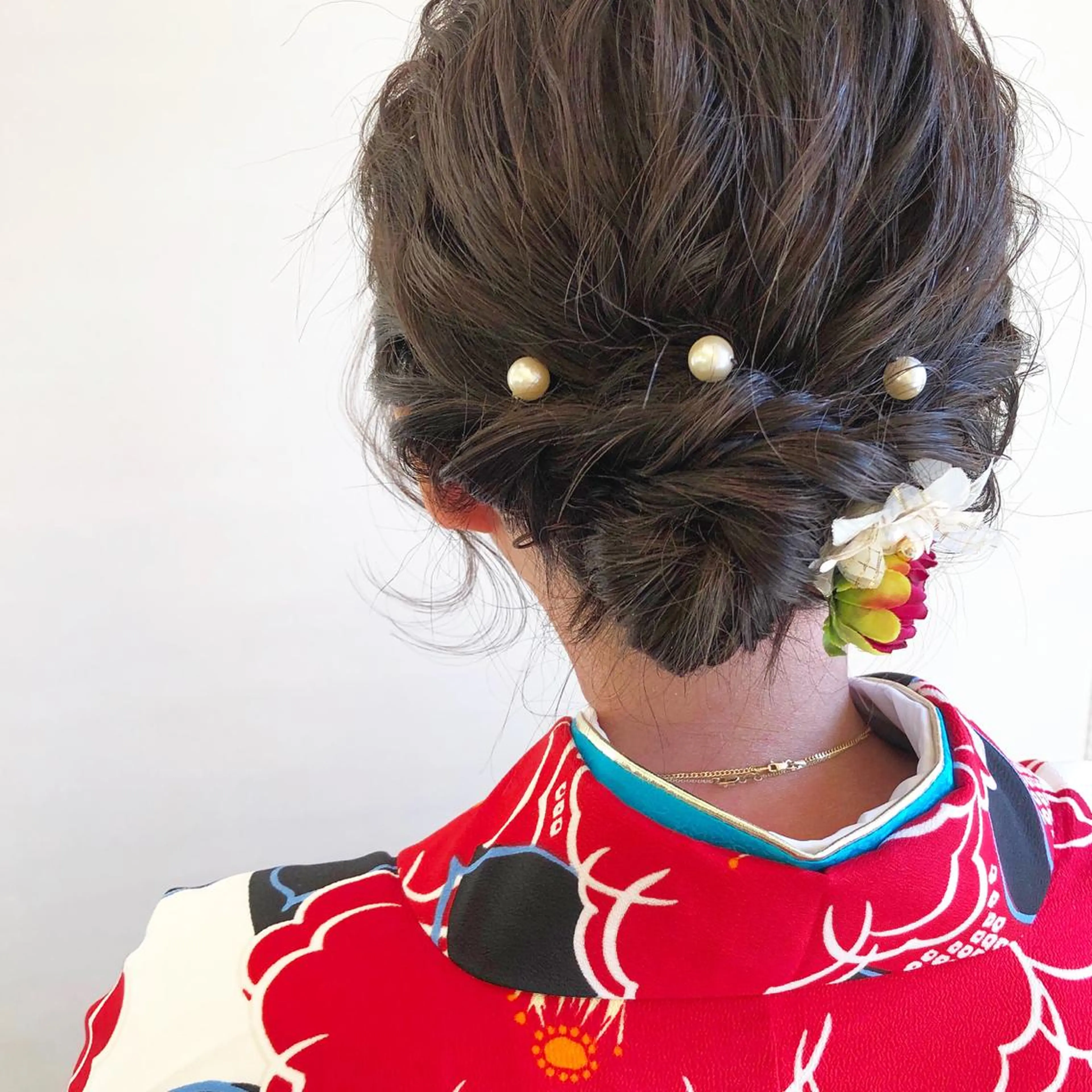 ヘアアレンジ 卒業式のヘアスタイル 齋藤 咲のヘアスタイル