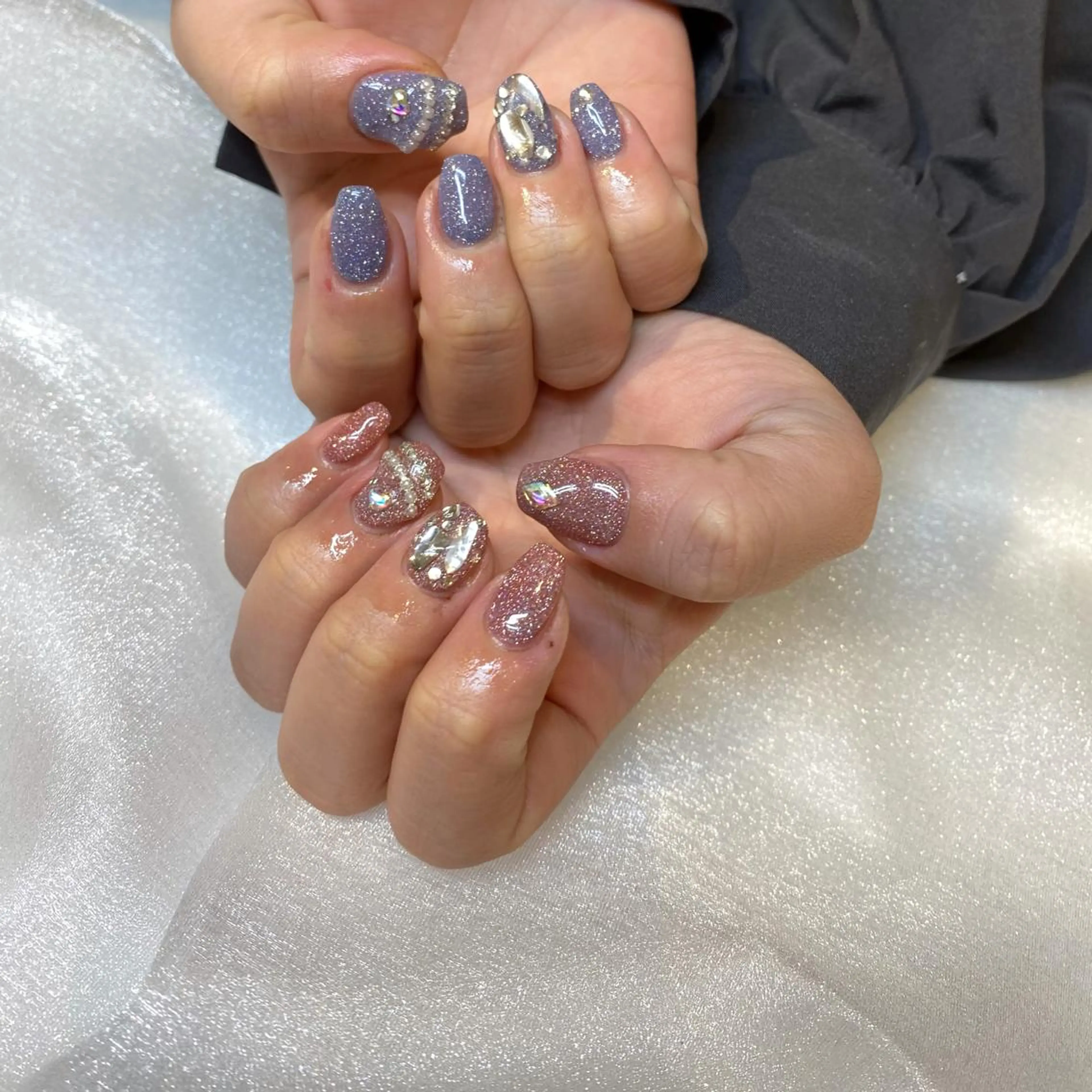 ネイル フラッシュネイル ハンドネイル ハンドケア mika .のネイルデザイン