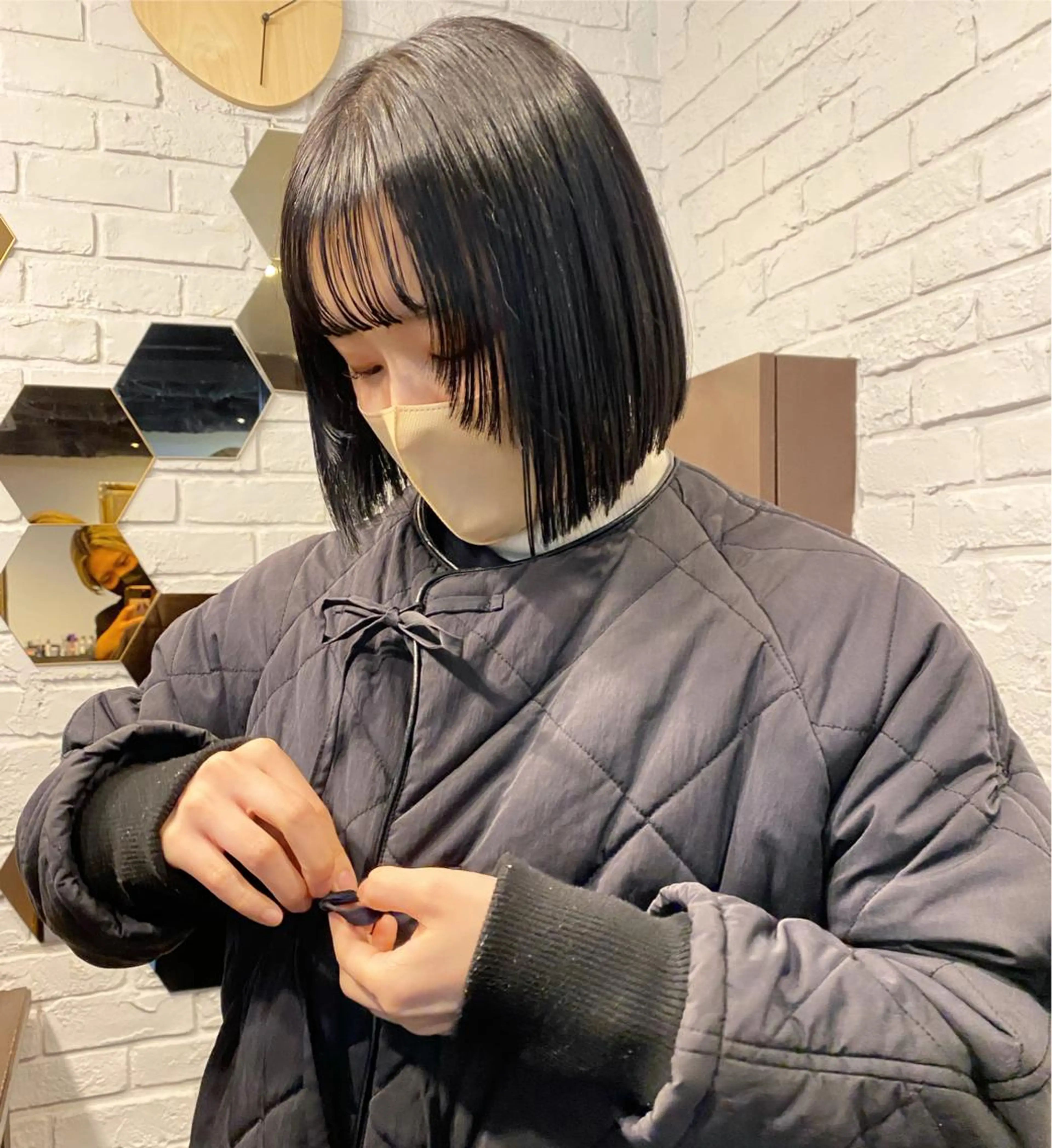 ミディアム カラー ヘアアレンジ カット ヘアカラー トリートメント 韓国ヘア×髪質 改善🇰🇷シオリのヘアスタイル