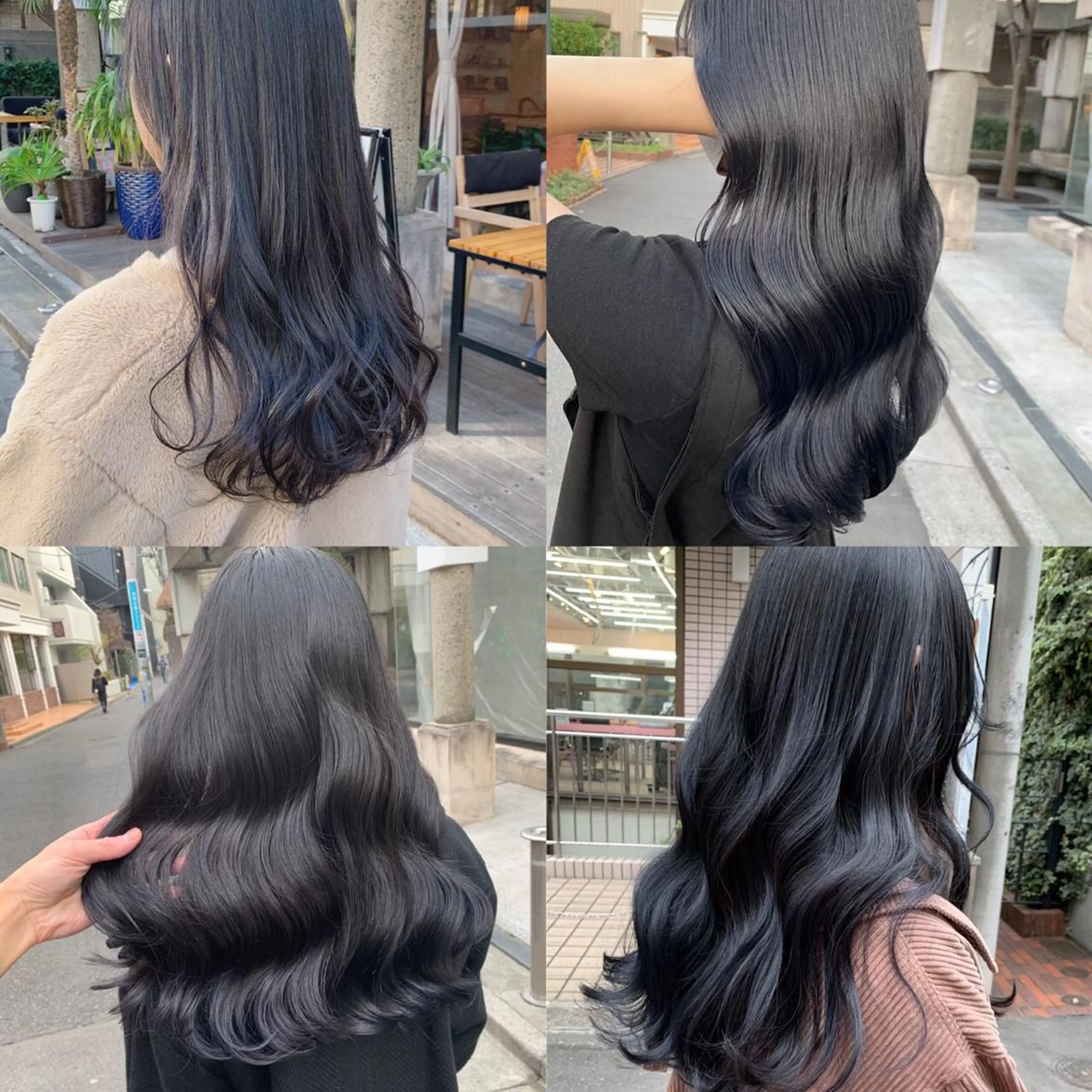 セミロング ミヤザキ タクトのヘアスタイル