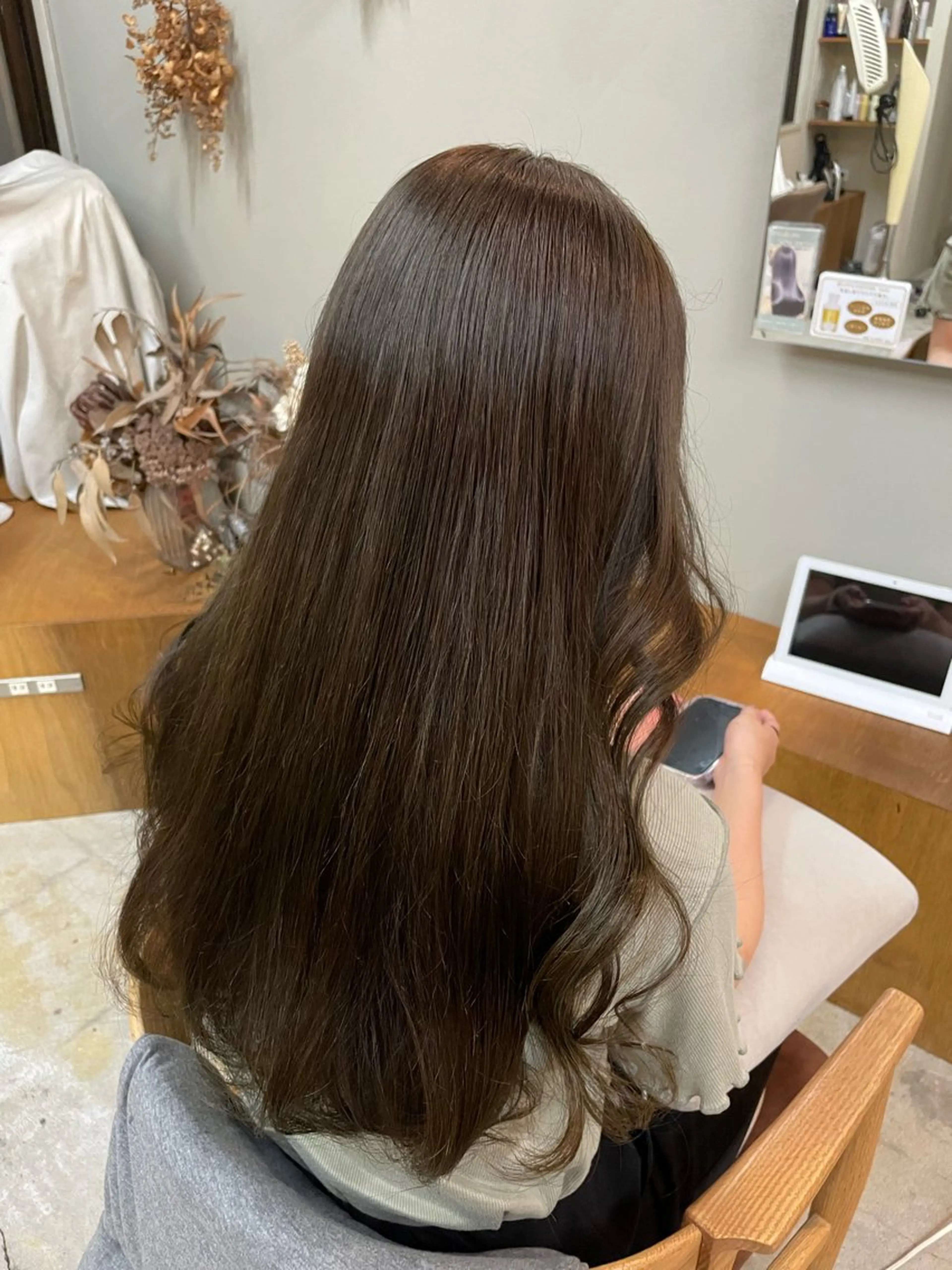 ロング カラー カット ヘアカラー トリートメント 🪷花屋併設🪷 山下悠月のヘアスタイル