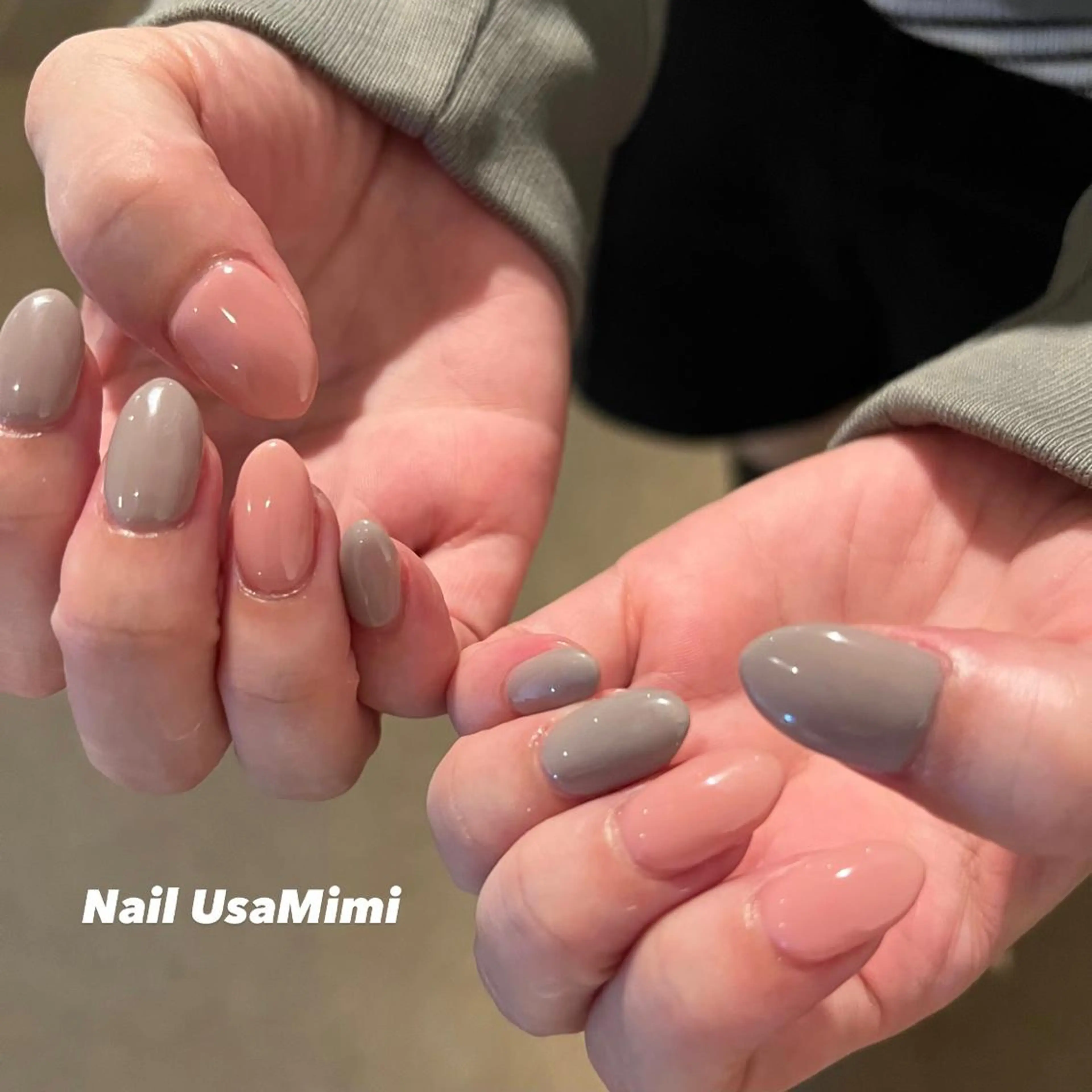 ネイル クリアネイル フットネイル ジェルネイル マグネットネイル 持ち込み 本町ネイルNail UsaMimiのネイルデザイン