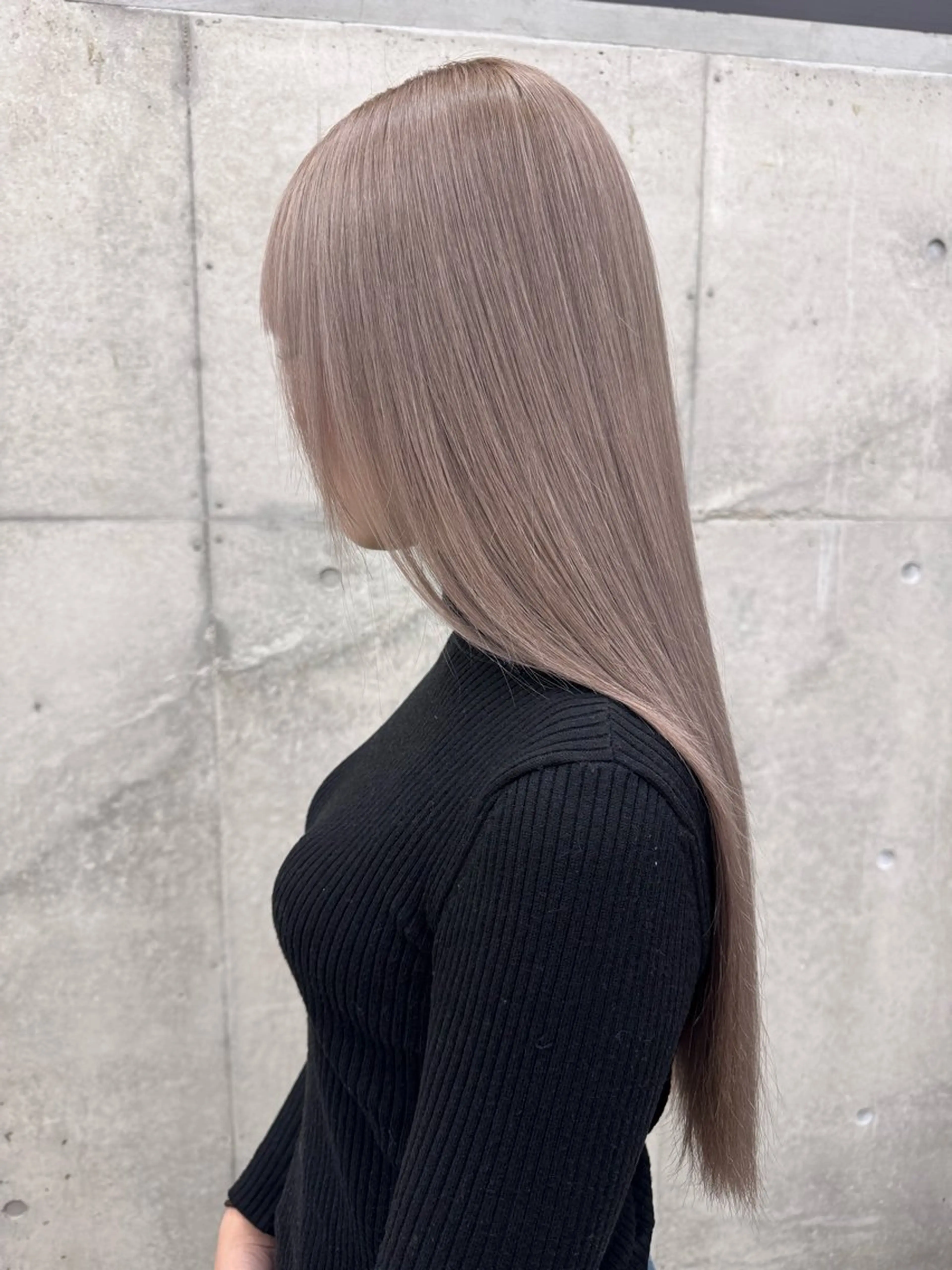 カラー ヘアカラー 和木坂 日美のヘアスタイル