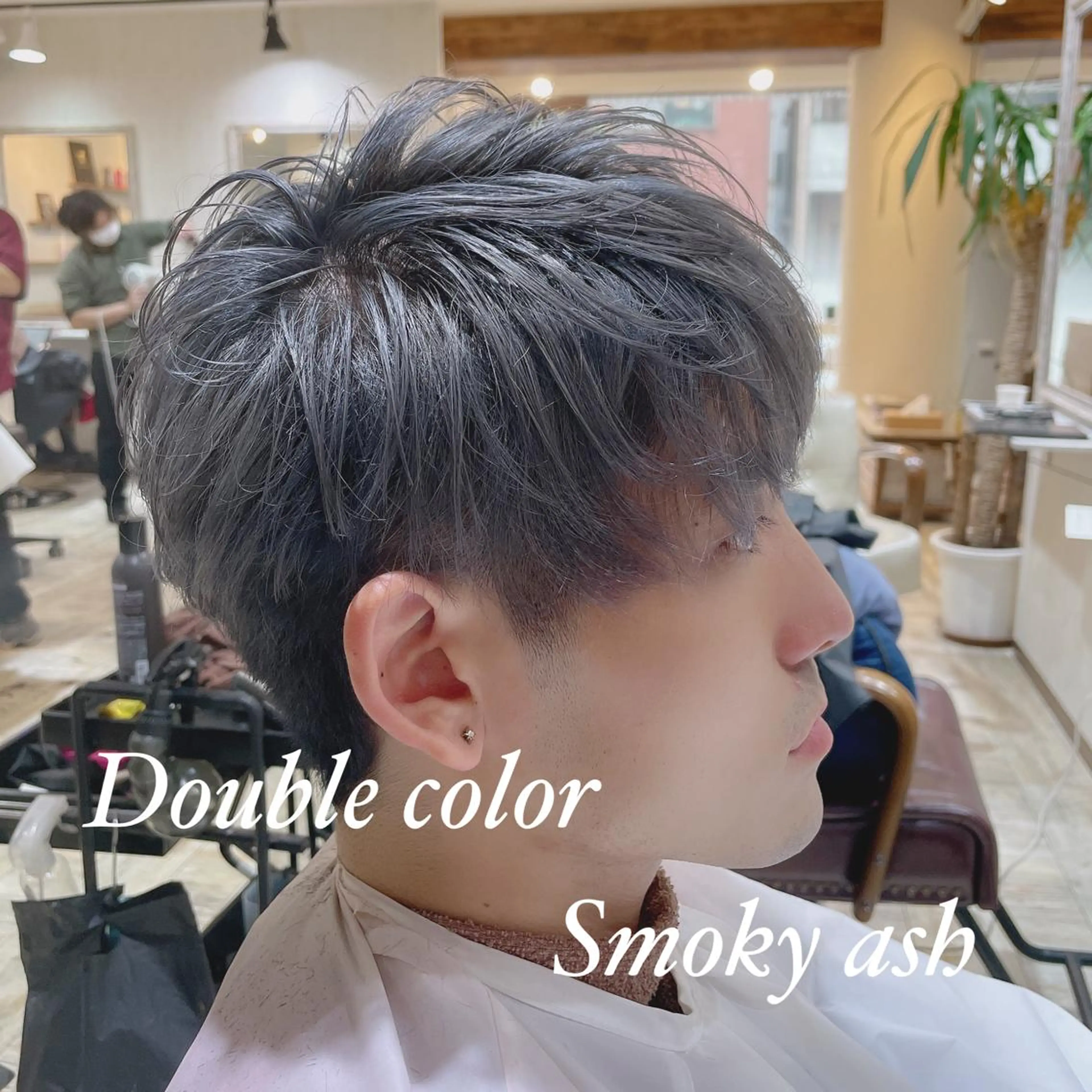 ショート カラー ワンレンボブ アッシュ ベージュカラー ショコラベージュ ダークアッシュ カット ヘアカラー ヘッドスパ 【垢抜け大人髪】 TIARA西山のヘアスタイル