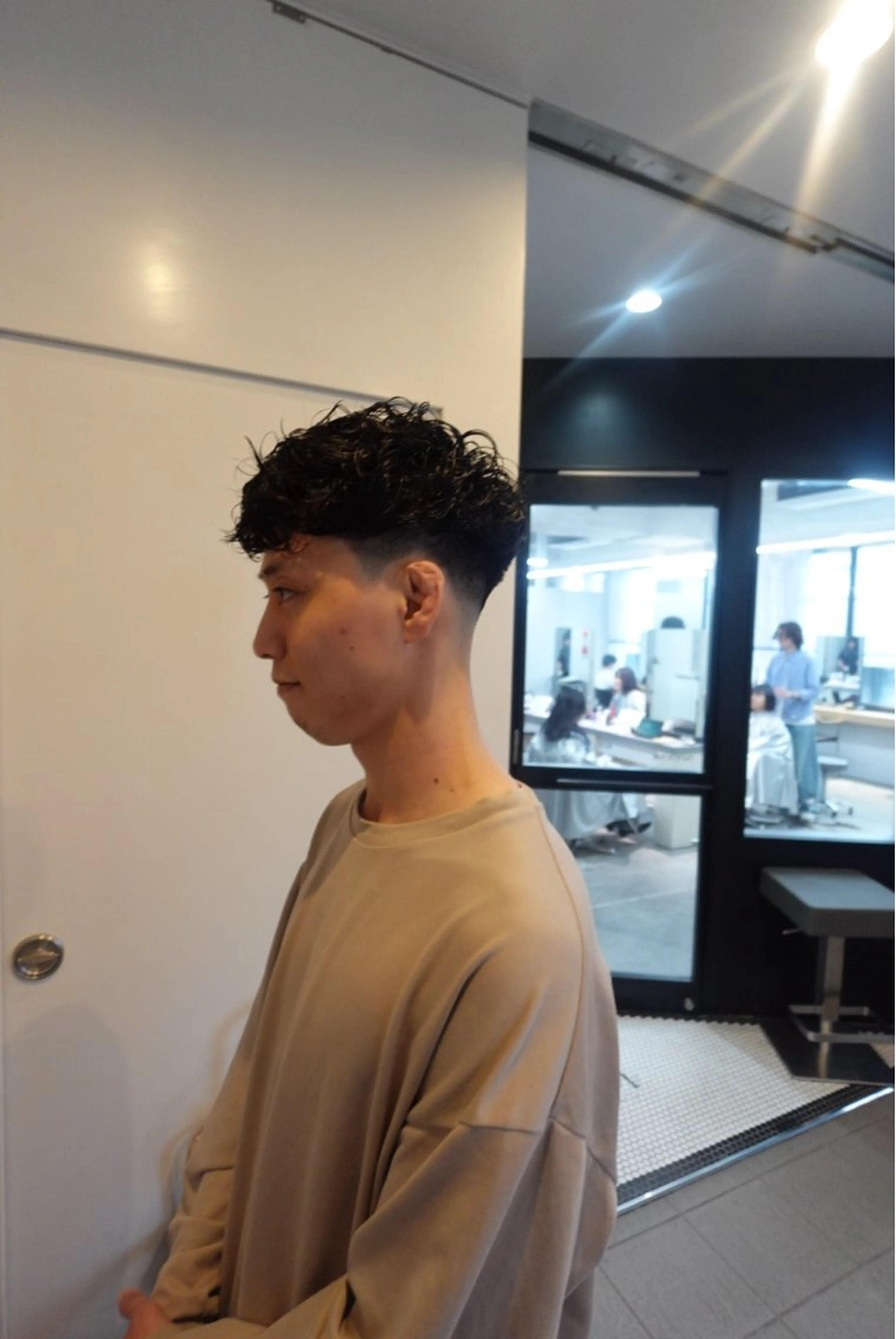 メンズ カット パーマ 🔥フェードパーマ NO.1/LEO🔥のヘアスタイル