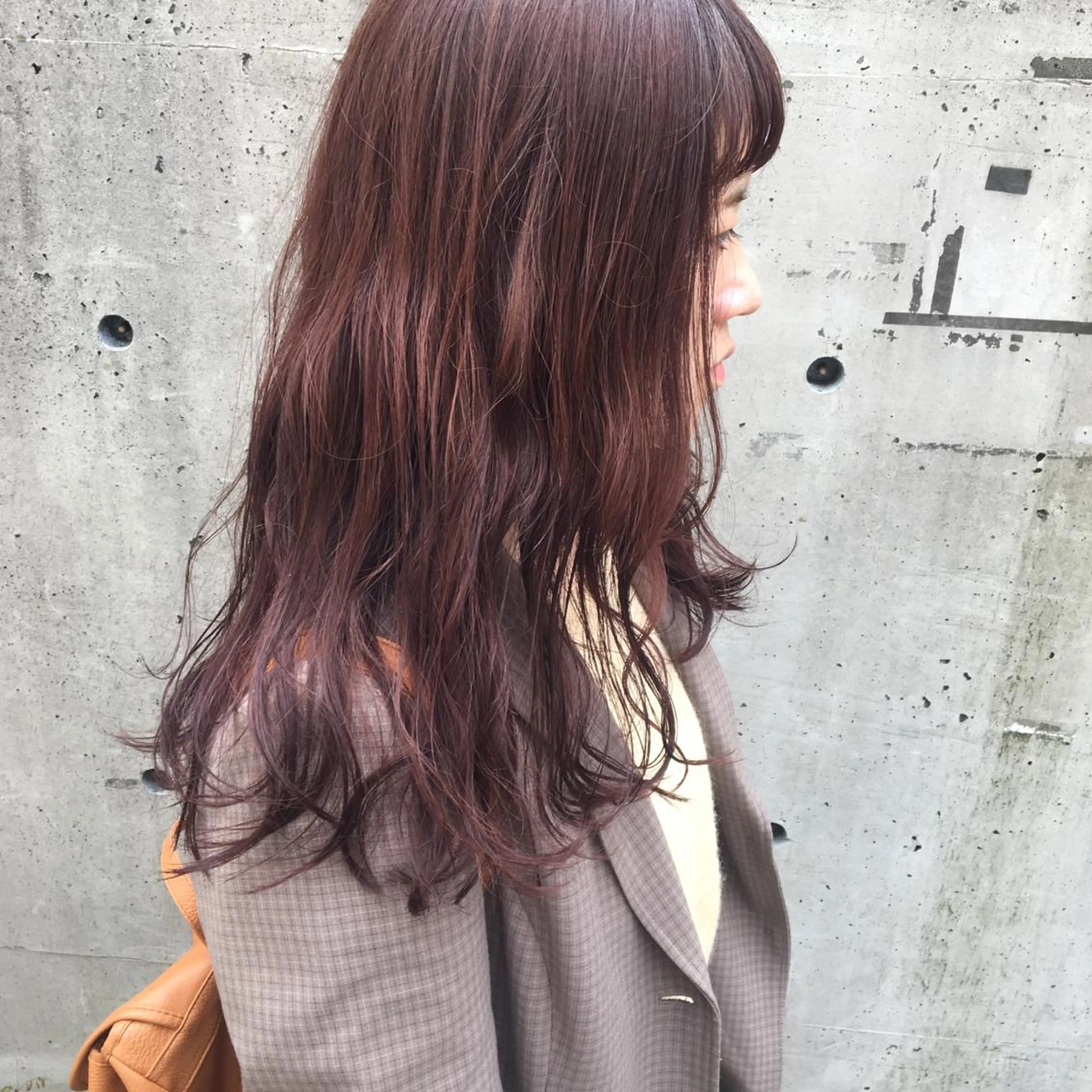 ロング カラー ブラウンカラー ピンクカラー ピンクブラウン emme MIHO♡のヘアスタイル