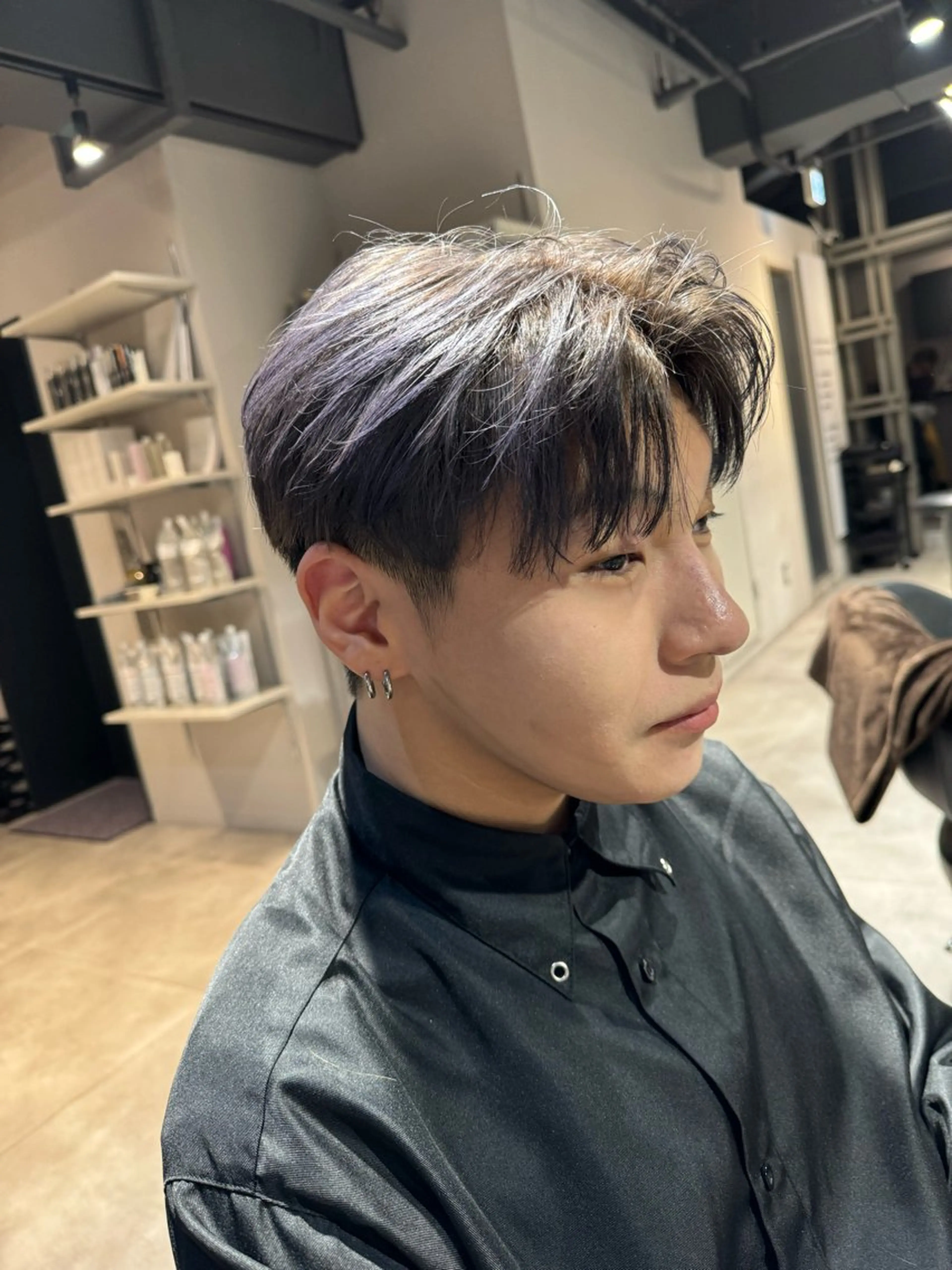 カラー メンズ メンズ韓国風 韓国マッシュ マッシュ ヘアカラー トリートメント Dxxxx III所属・オシャレ女性目線の 大人メンズ❁⃘*.ﾟのヘアスタイル