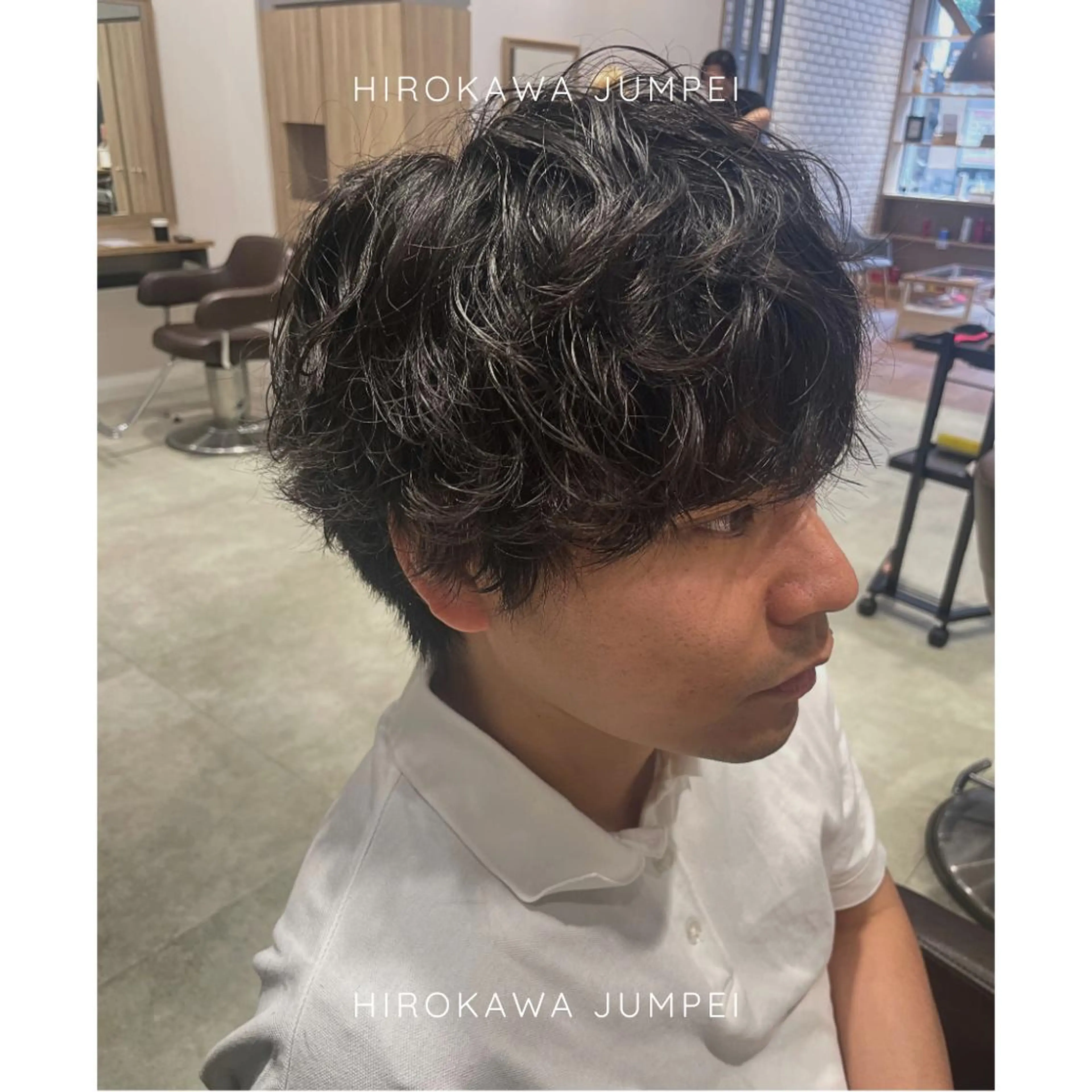 ミディアム 自宅でも扱いやすい メンズヘアに ♻️のヘアスタイル