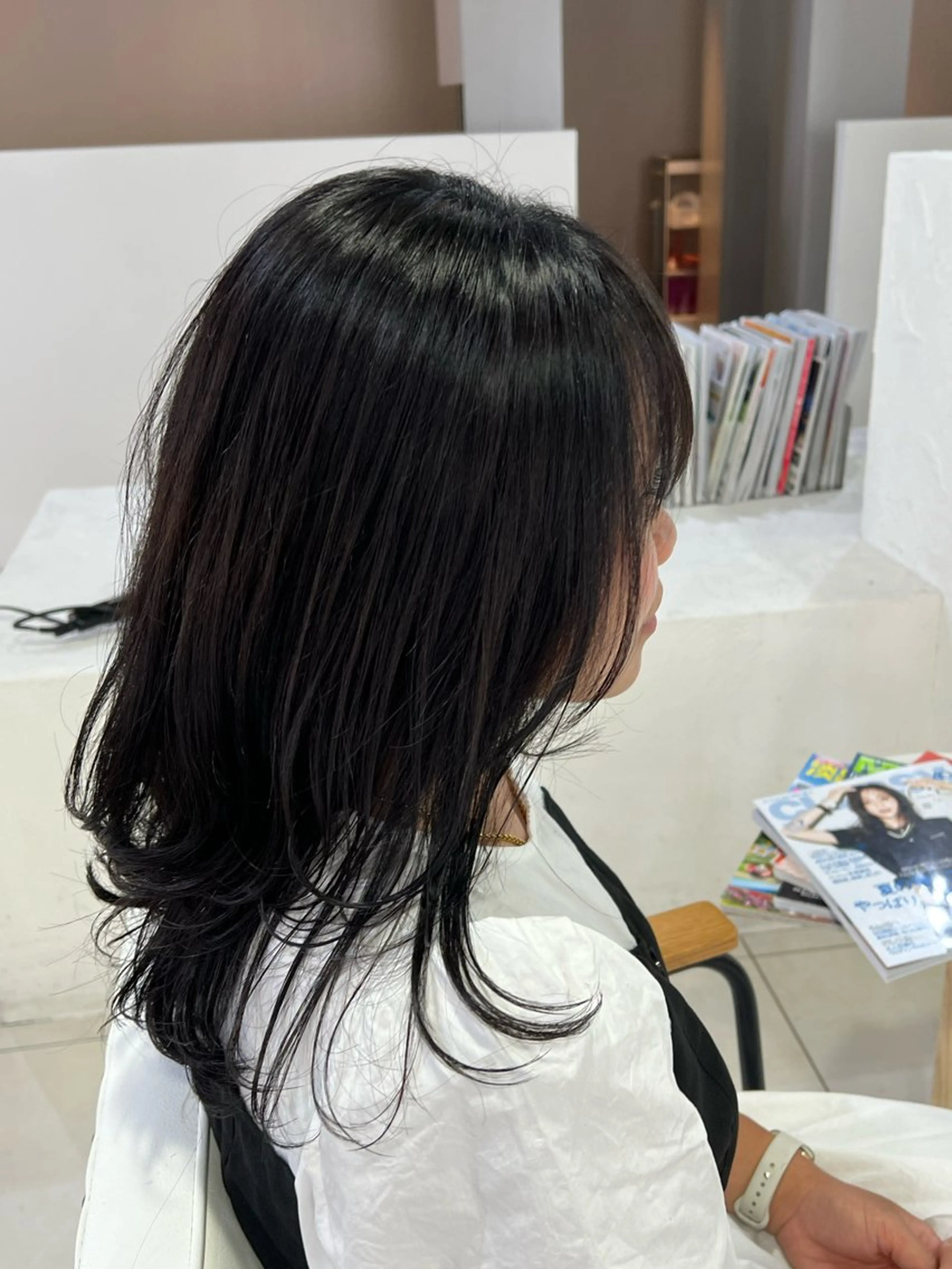 ロング カット ヘアカラー シンヤ/梅田/茶屋町 モデル募集中のヘアスタイル