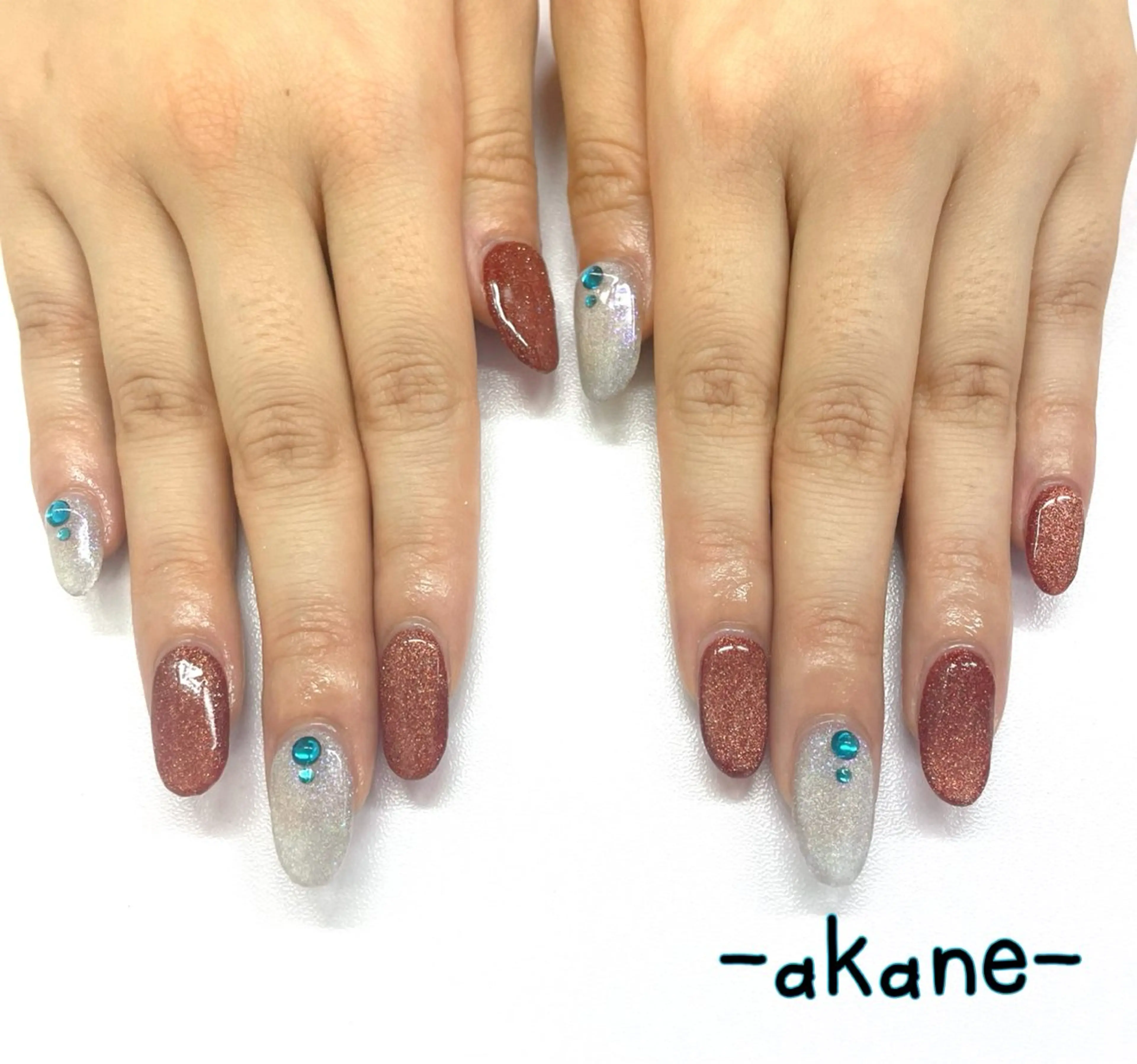ネイル シンプルネイル Angeli⭐︎ AKANEのネイルデザイン