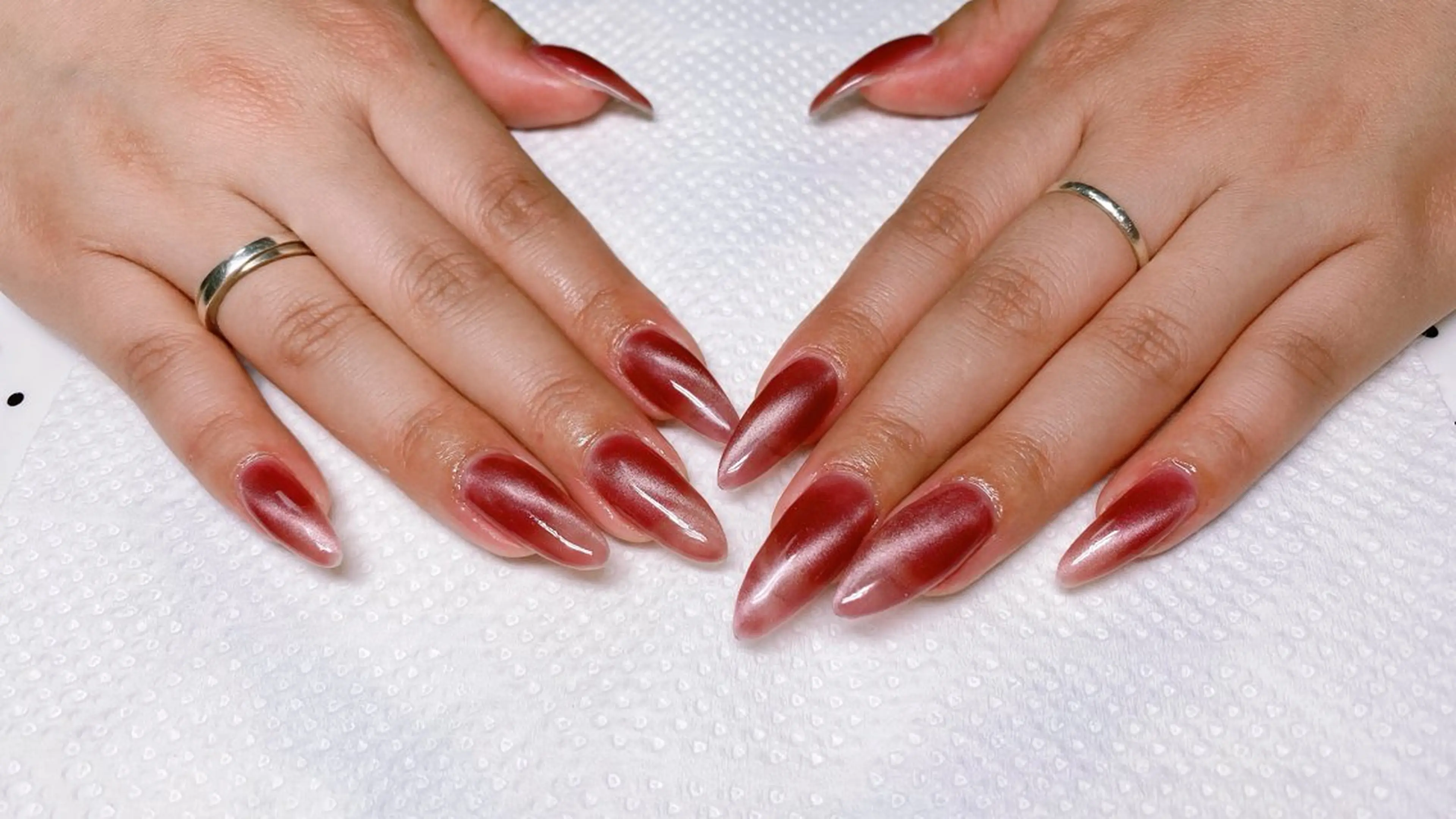 ネイル 長さ出し フットネイル ジェルネイル 韓国ネイル マグネットネイル Nail Annのネイルデザイン