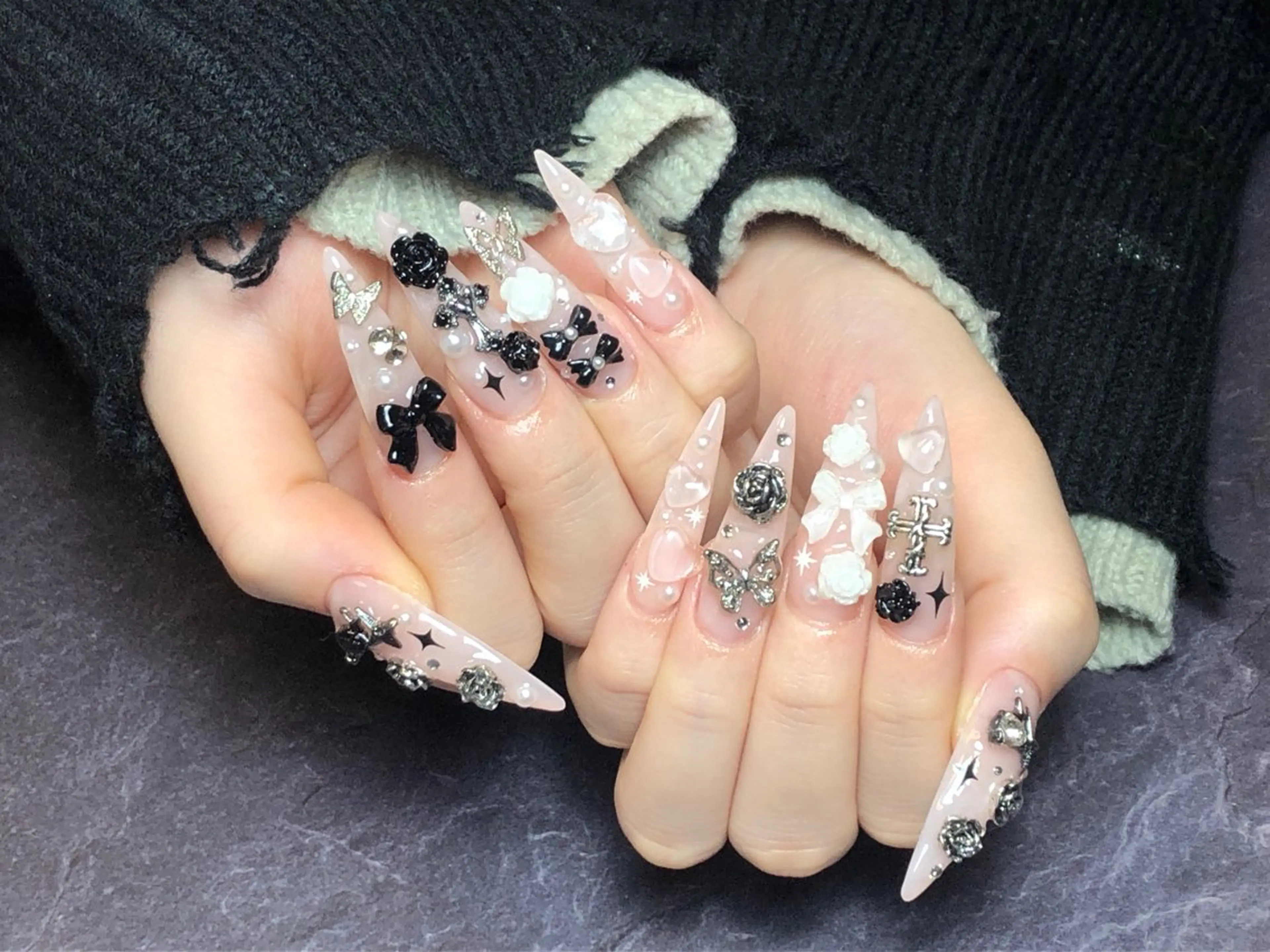 ネイル ハンドネイル 🐈yun nail ソン🐈のネイルデザイン