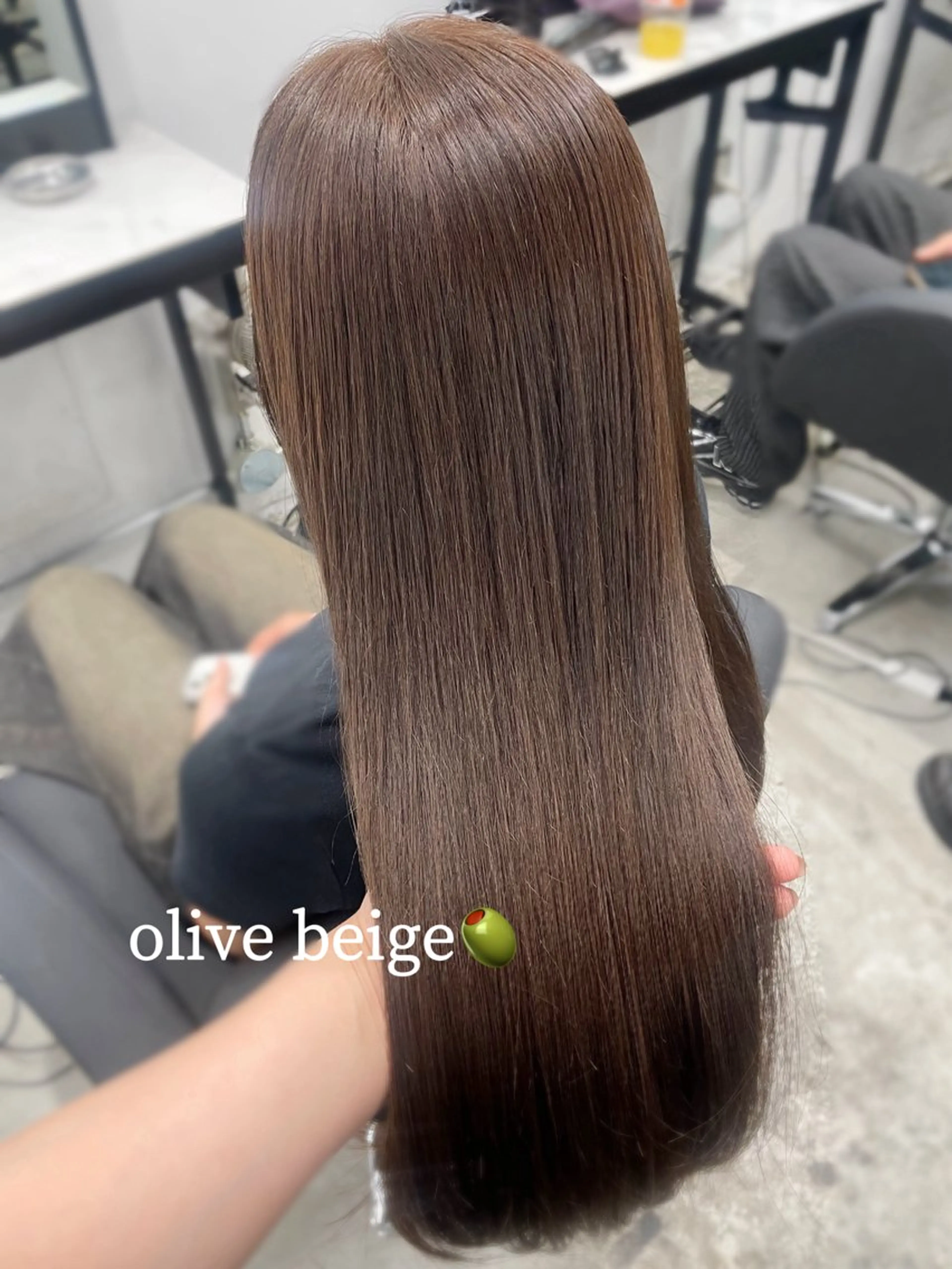 ロング カラー カット ヘアカラー トリートメント 艶髪矯正/レイヤー カット/ミサキ💐のヘアスタイル