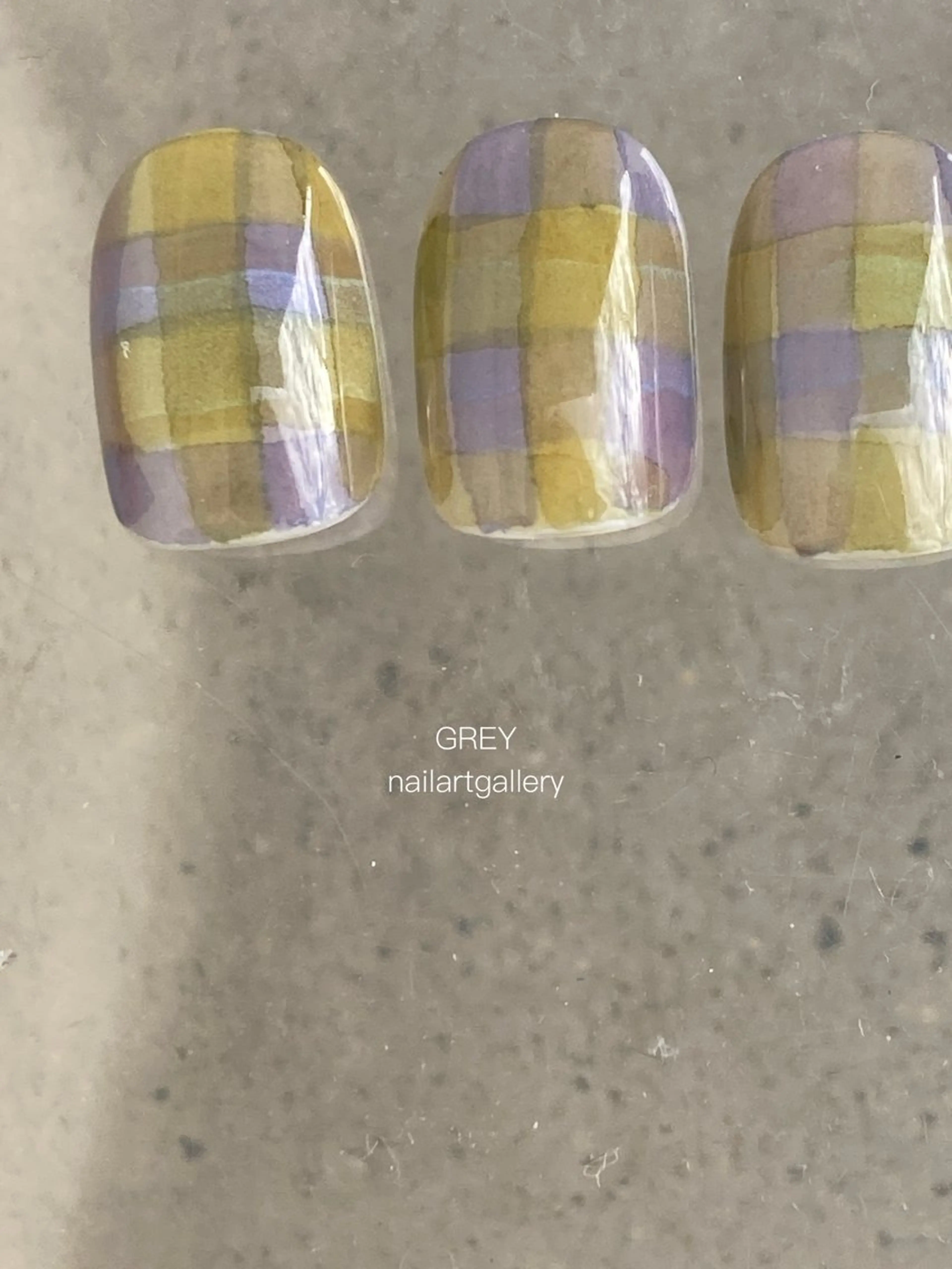 ネイル アートネイル 【GREY】 TAIRAのネイルデザイン