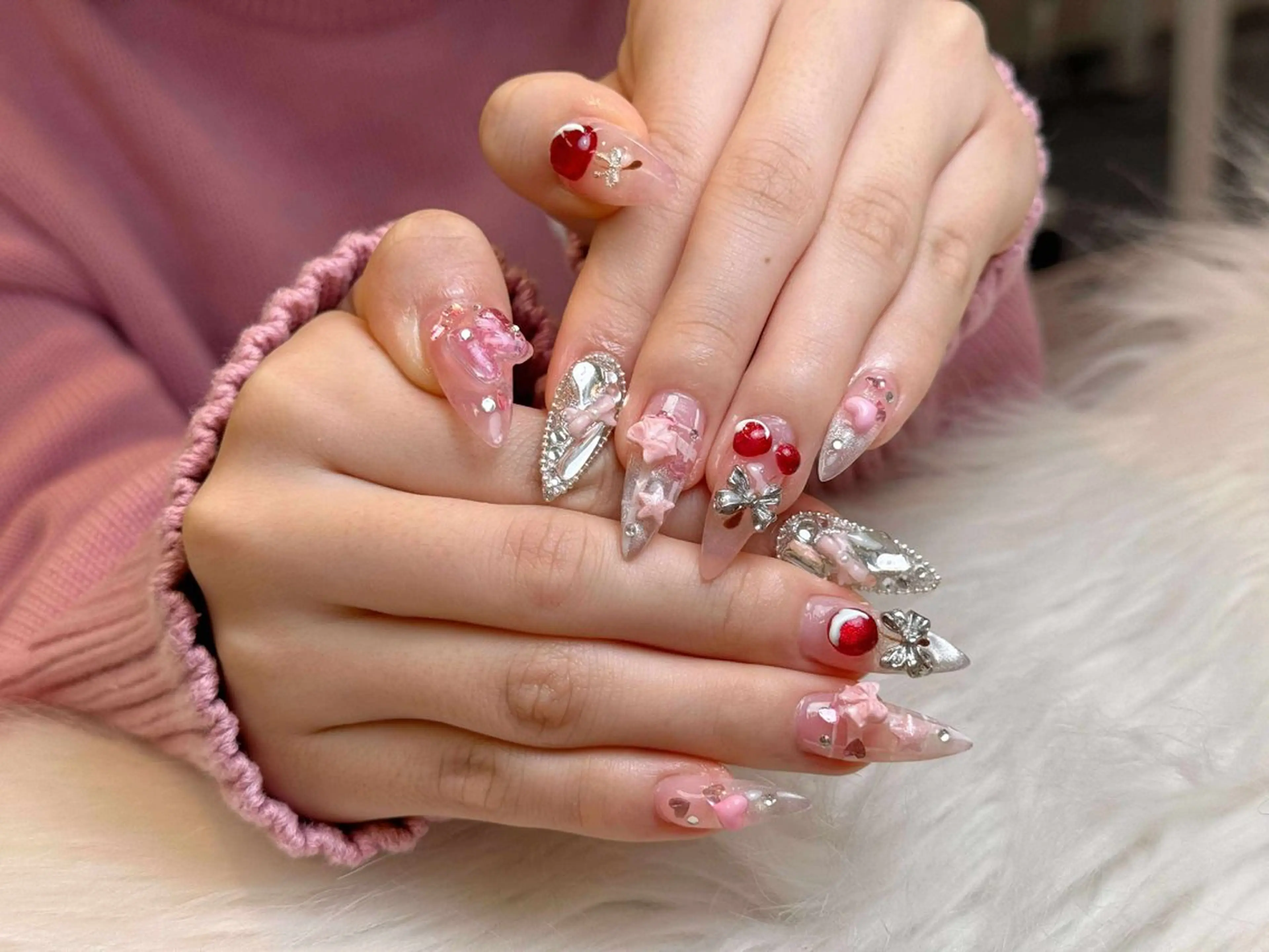 ネイル アートネイル 成人式 ジェルネイル ニュアンスネイル 夏ネイル ハンドネイル Jenn Nail Salonのネイルデザイン