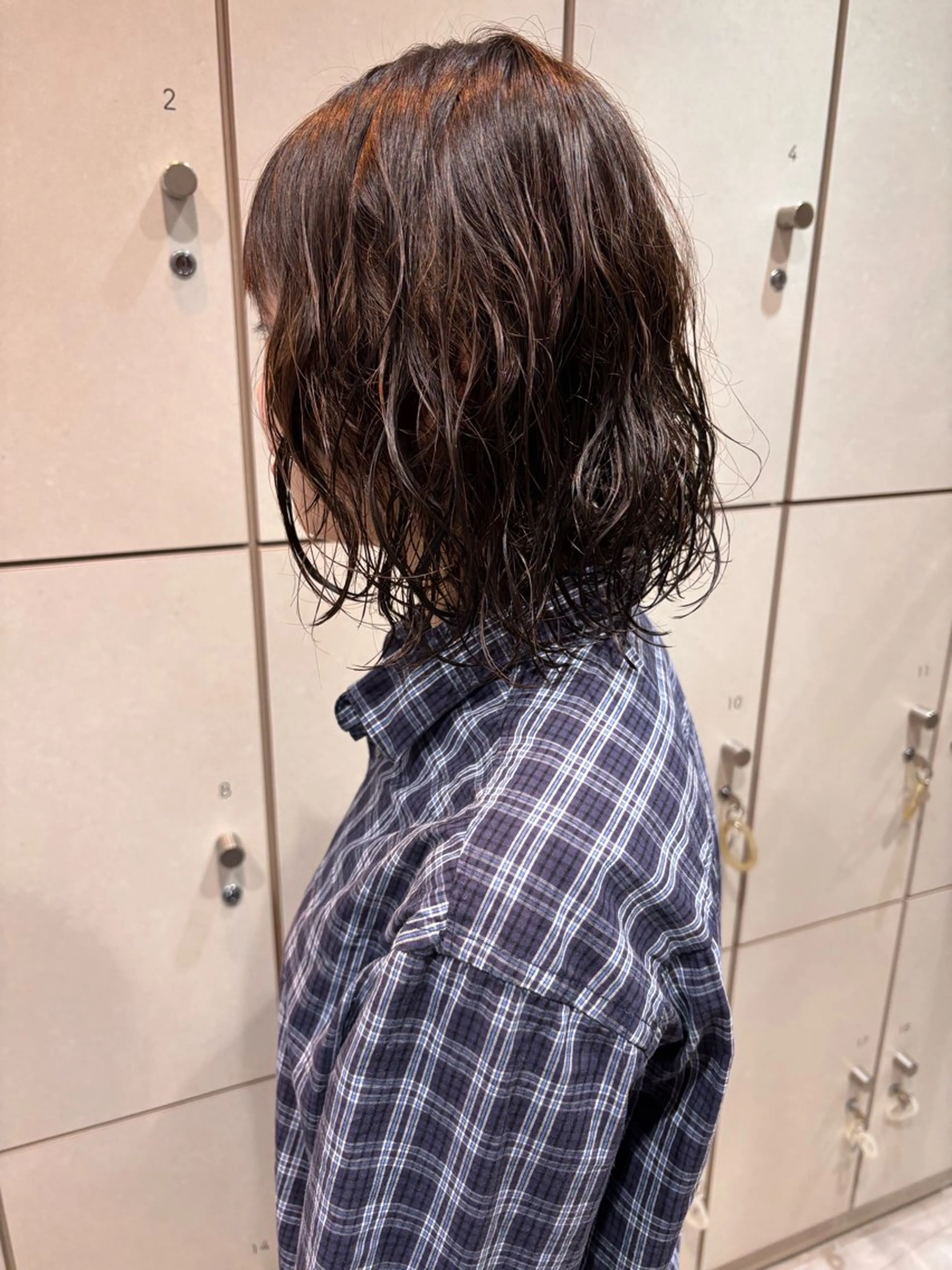 ショート パーマ ボブ カット パーマ ボブ/ショート/金田 夏葵のヘアスタイル