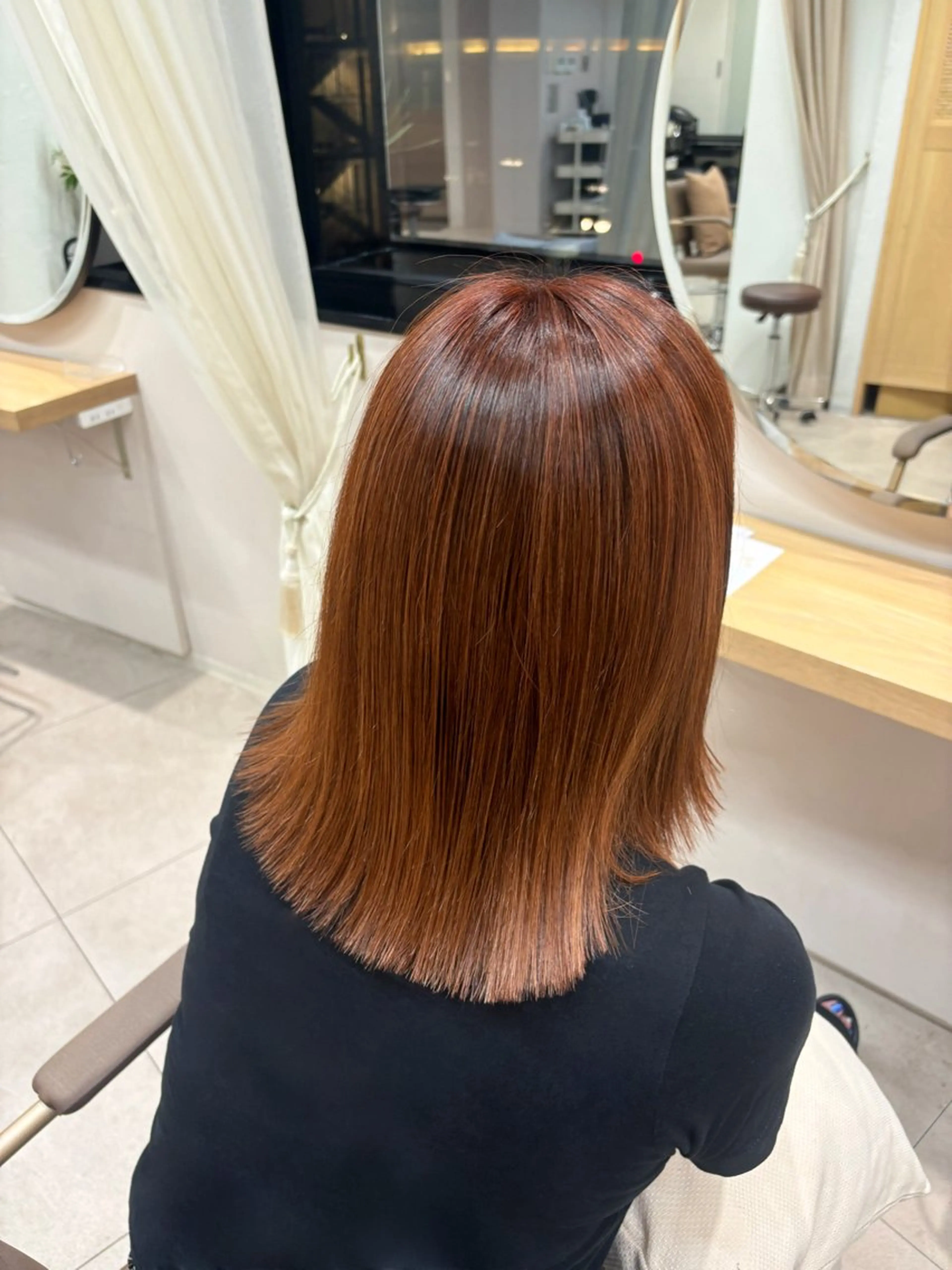 【 定番人気メニュー】  カット（5cmほど切る方対象です） ＋ カラー ＋ marbb洗浄 ＋ ミニアロマスパ付 💜の写真