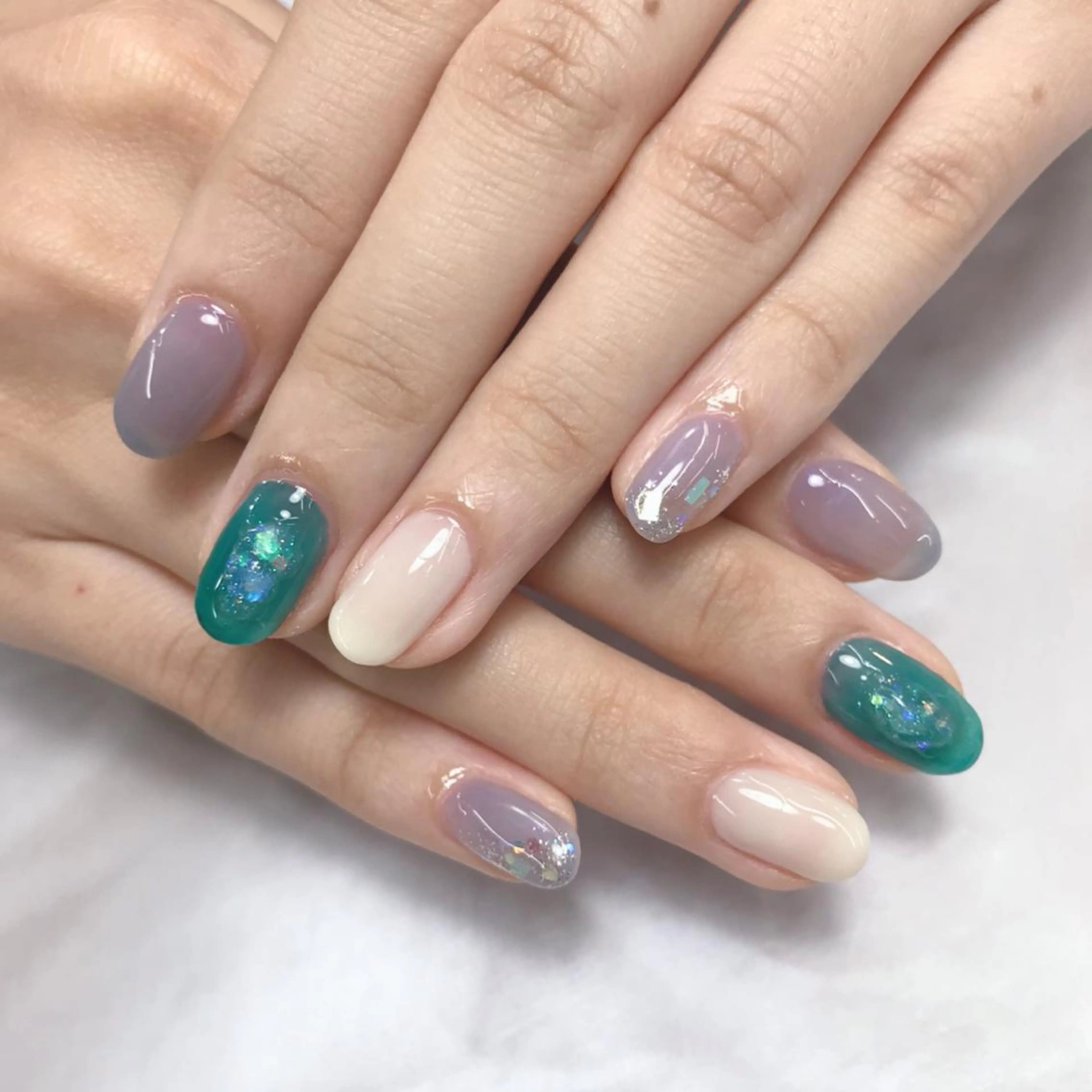 ネイル ニュアンスネイル I-FLAT KAORUのネイルデザイン