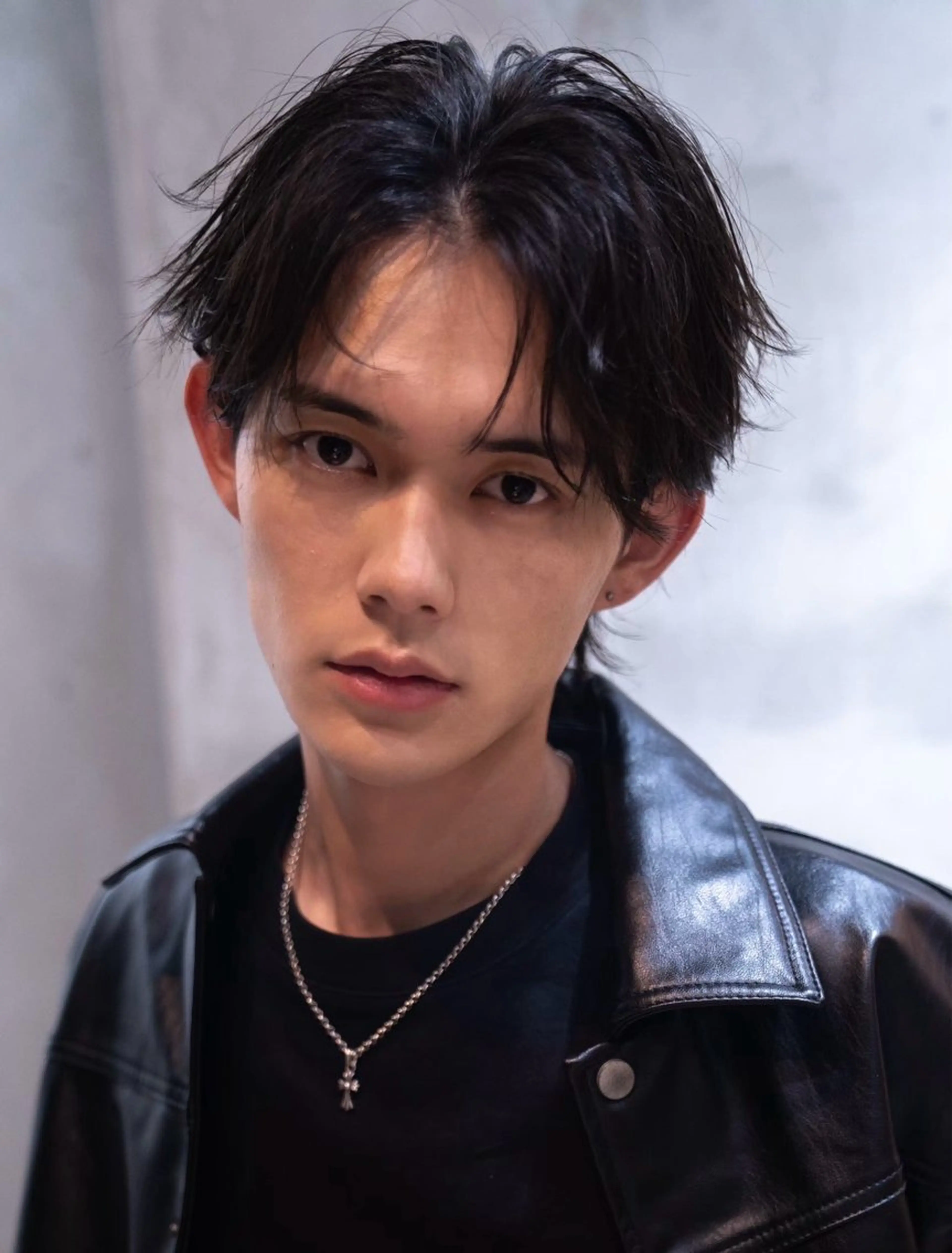 ショート メンズ センターパート 学生（メンズ向け） 学生 韓国ヘア顔周りカット そーた/渋谷駅のヘアスタイル