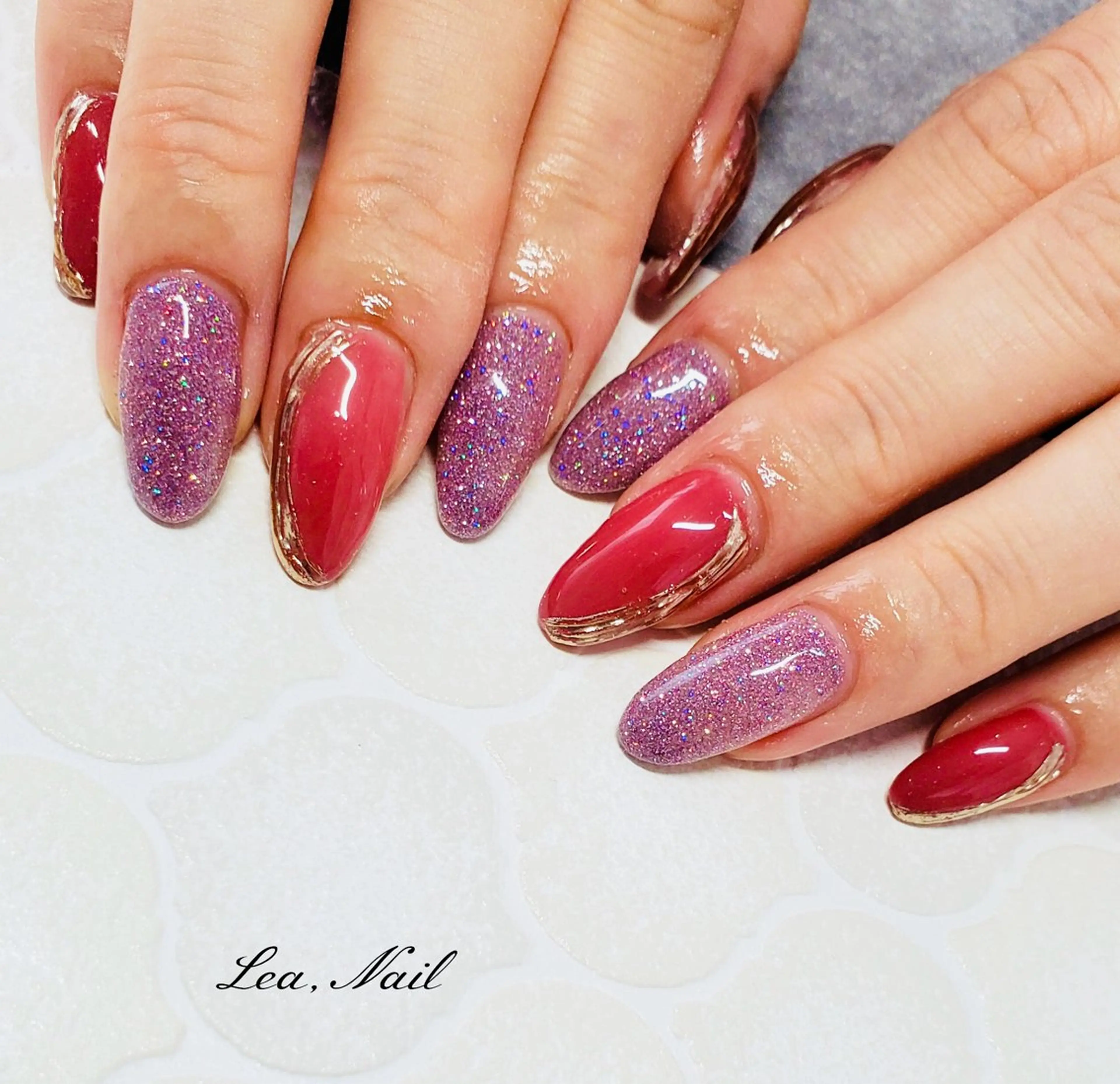 ネイル ハンドネイル Lea,Nail所属・松橋 愛のネイルデザイン