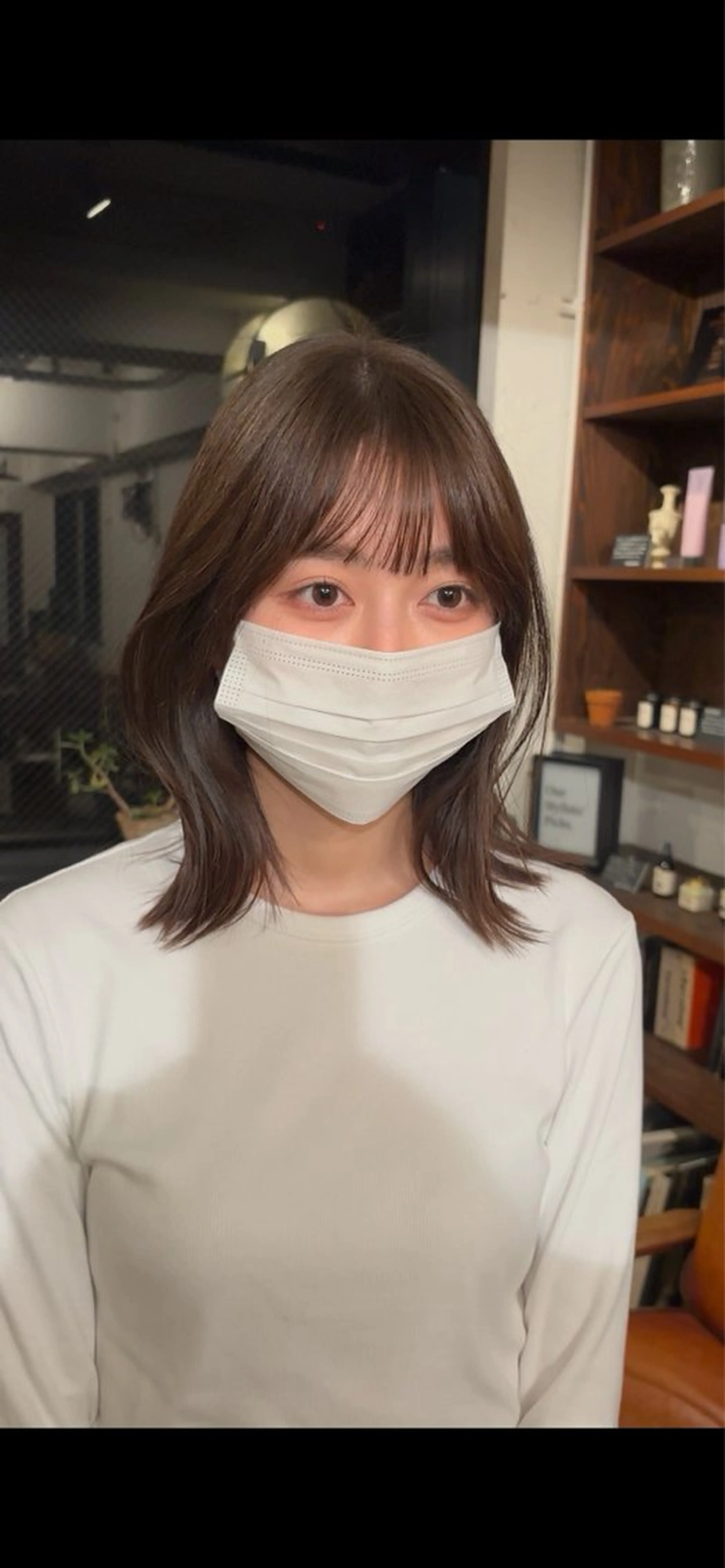 ミディアム ヘアカラー S.HAIR SALON所属・オリーブカラー/ レイヤー/表参道のヘアスタイル